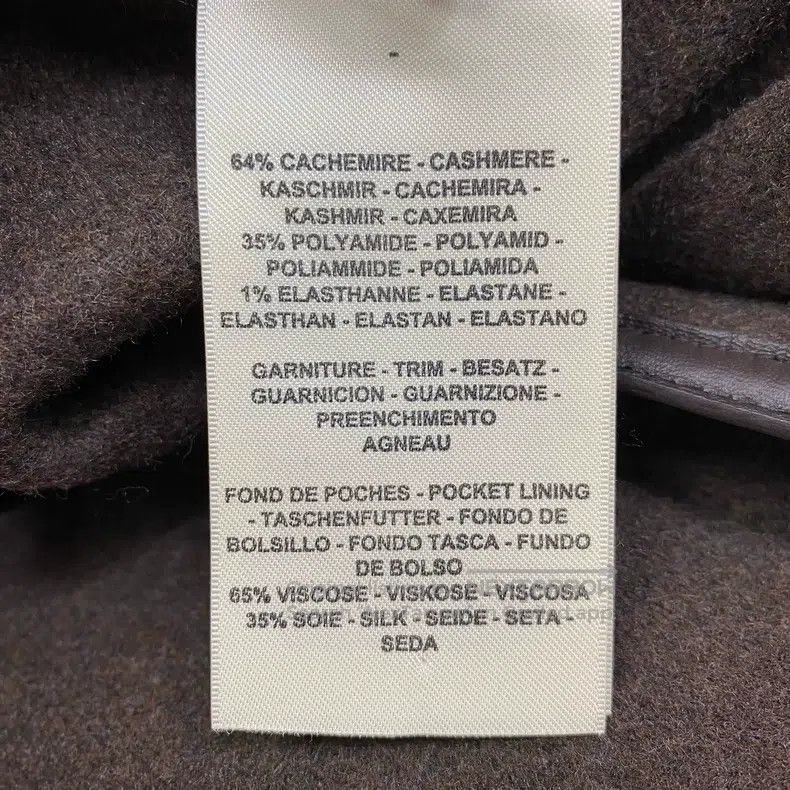 Hermes Hermes Cashmere and Leather Mixed Coat Size XXS / US 00 / IT 34 - 5 Thumbnail