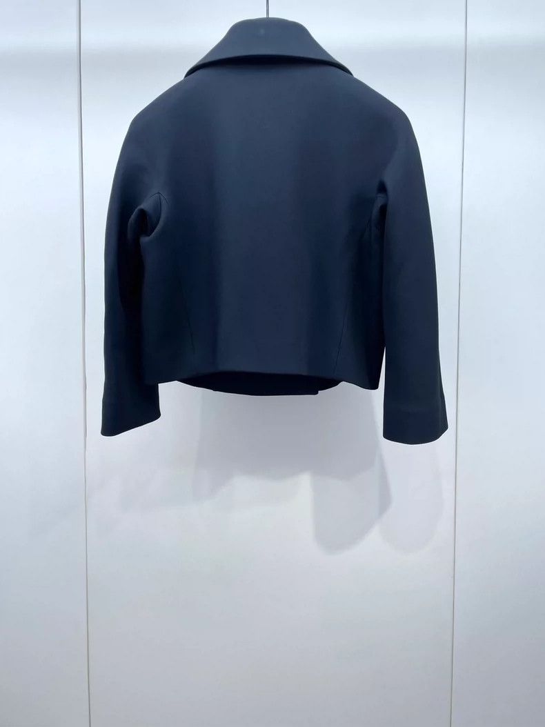 Dior Dior Black suit collar short casual jacket 2504-Nextarrow Size XXS / US 00 / IT 34 - 2 Thumbnail