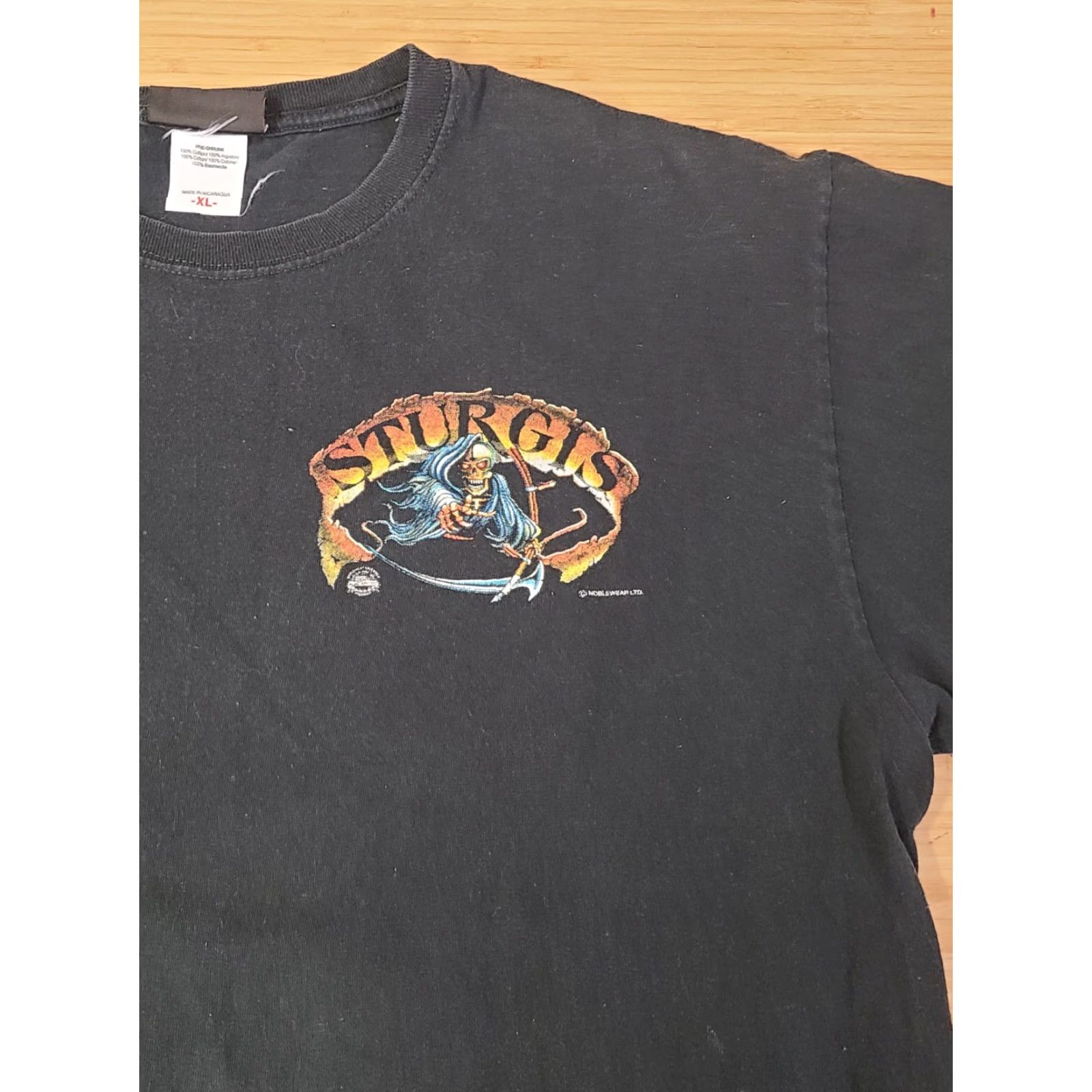 Vintage Sturgis 2011 T-Shirt Men's XL Black Hills Rally Graphic Print Cotton Crew Neck Short Sleeve Noble Wear Biker Motorcycle Classic Size US XL / EU 56 / 4 - 2 Thumbnail