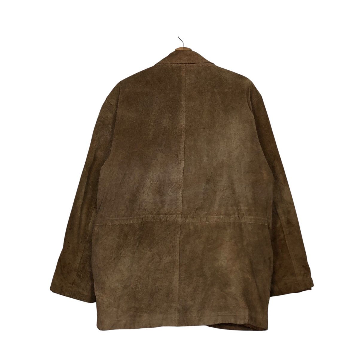 Japanese Brand 📌Vintage Chore Worker Leather Jacket Machope Issey Miyake Size US M / EU 48-50 / 2 - 9 Thumbnail