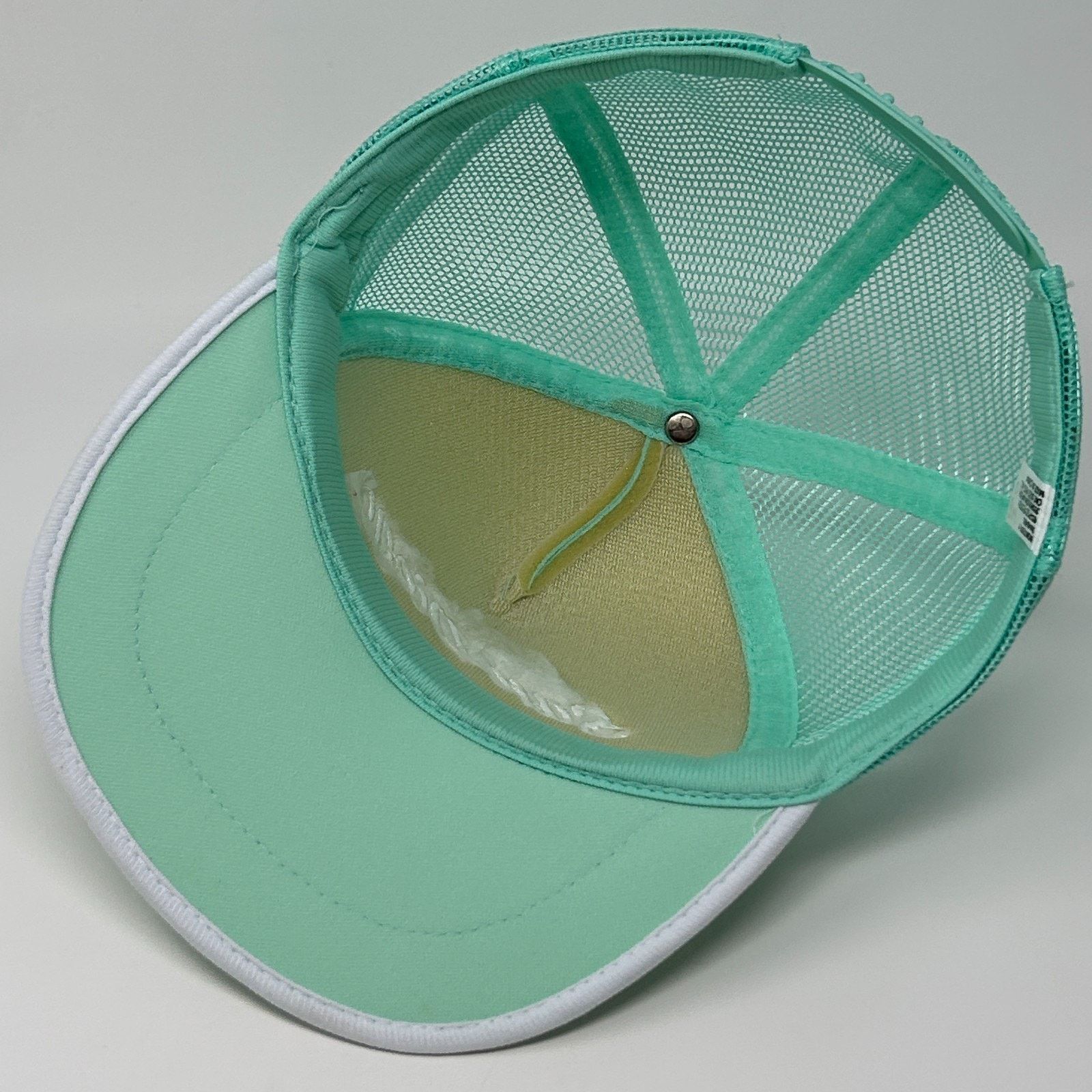 Vintage Vintage San Diego 3 Stripe Trucker Hat Cap Green 80s Size ONE SIZE - 4 Thumbnail
