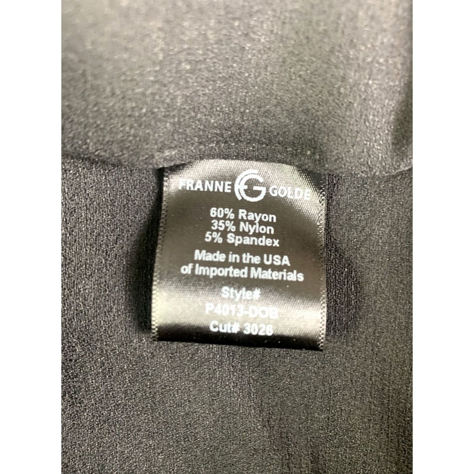 Agolde Franne Golde Pants Women 14 Black Magic Solid NWT 28x28 Dress Pants Straight Trouser Casual Party/Cocktail 8.5-10.5 Mid Rise Mens Womens Girls Size 36" / US 14 / IT 50 - 3 Thumbnail