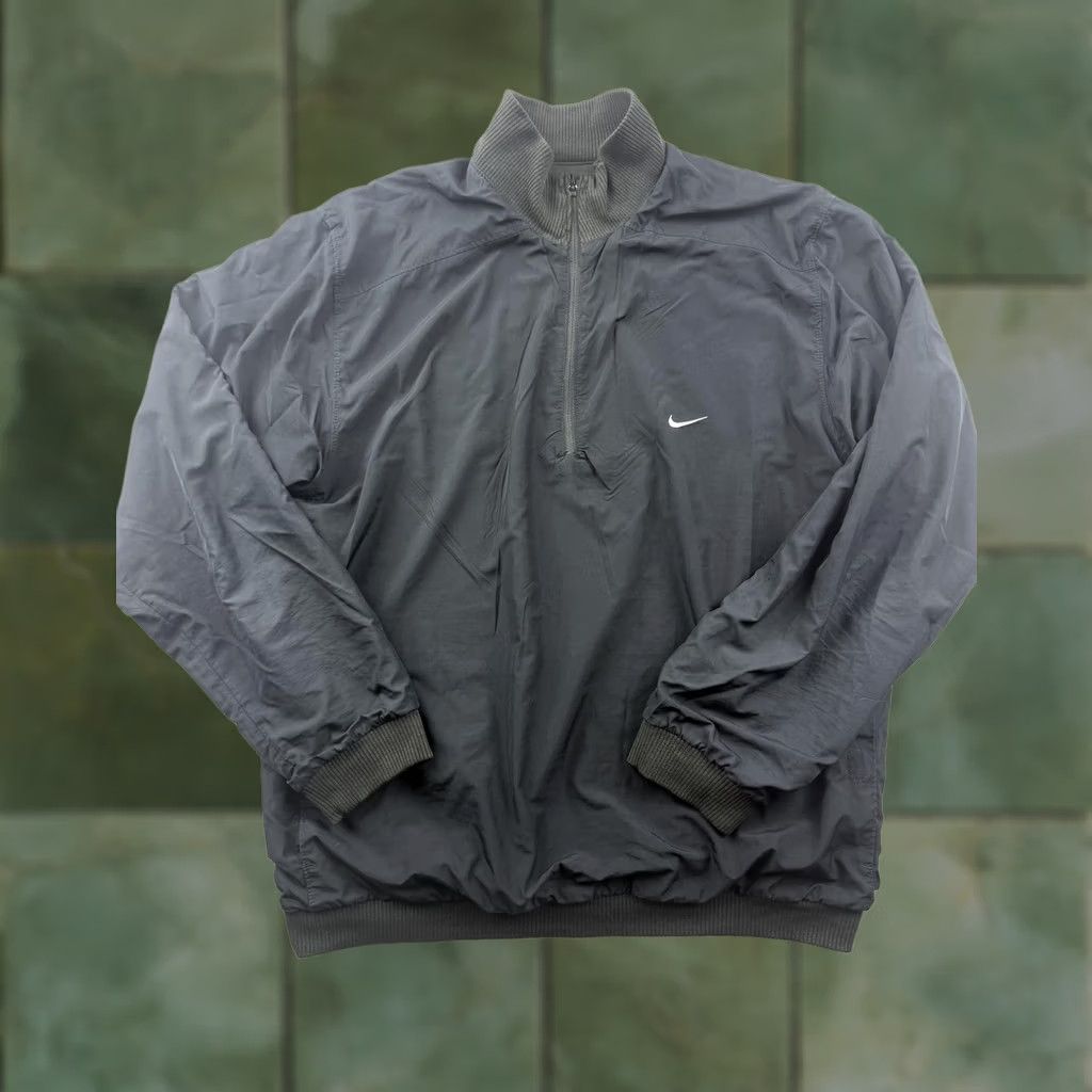 Nike Nike Golf Reversible Pullover Mens M Green Long Sleeve Quarter Zip Mock Neck Top Size US M / EU 48-50 / 2 - 1 Thumbnail
