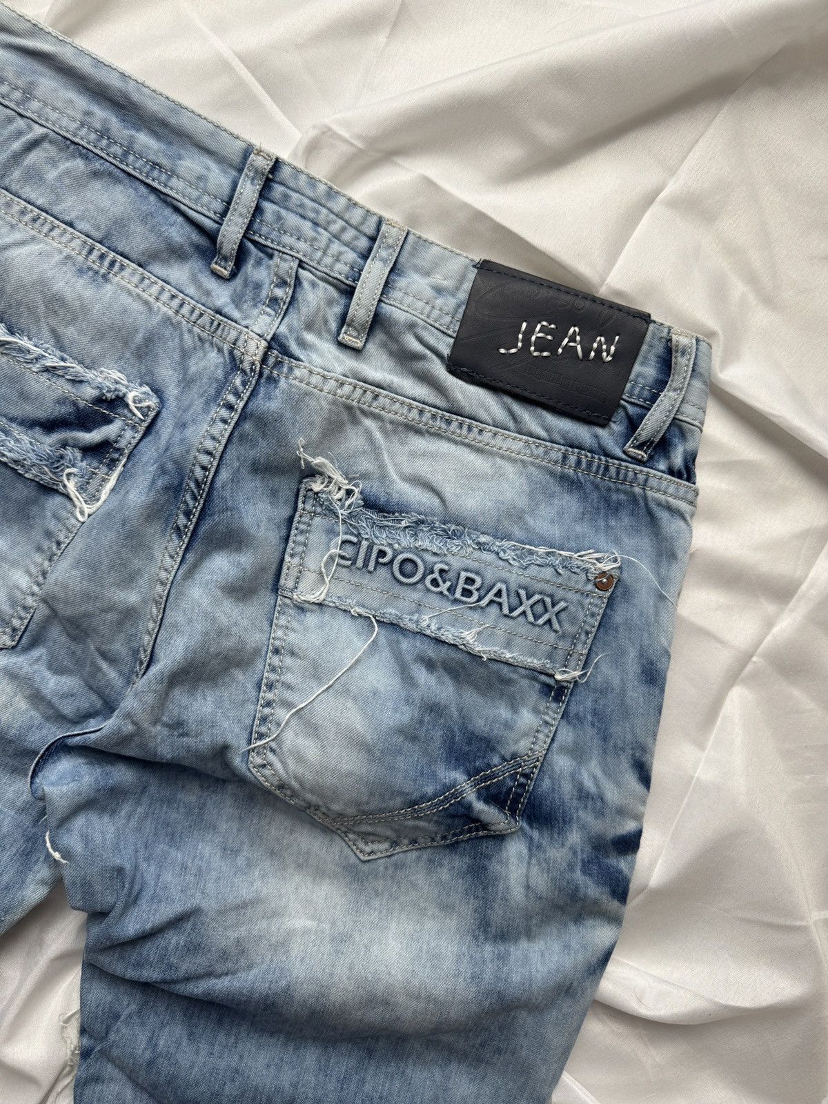 If Six Was Nine Cipo & Baxx Avant Garde Punk Ripped Distressed Jeans Size US 30 / EU 46 - 9 Thumbnail