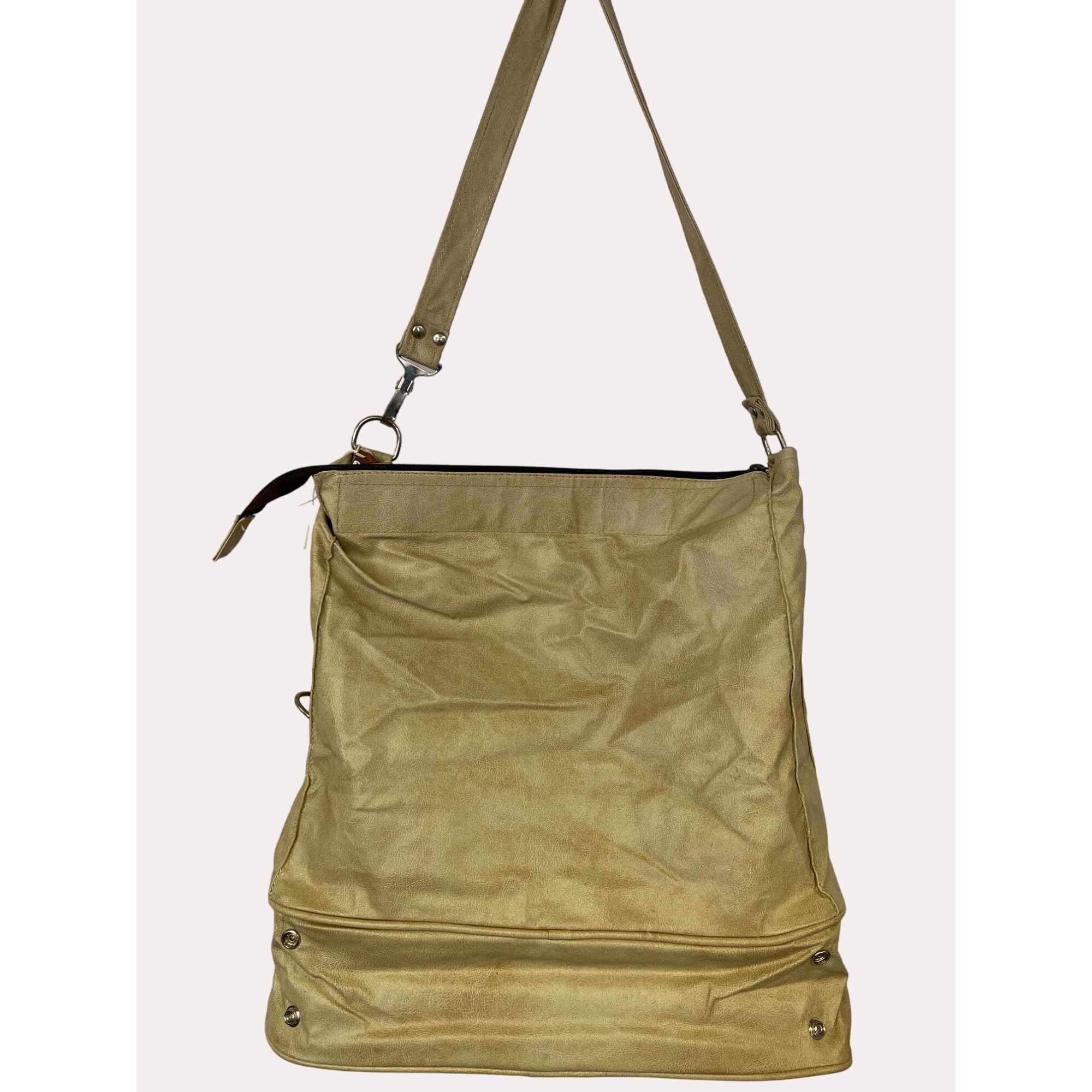 Other Nuccio Bentory Unisex Beige Crossbody Travel Bag SKU 6207 Size ONE SIZE - 2 Thumbnail
