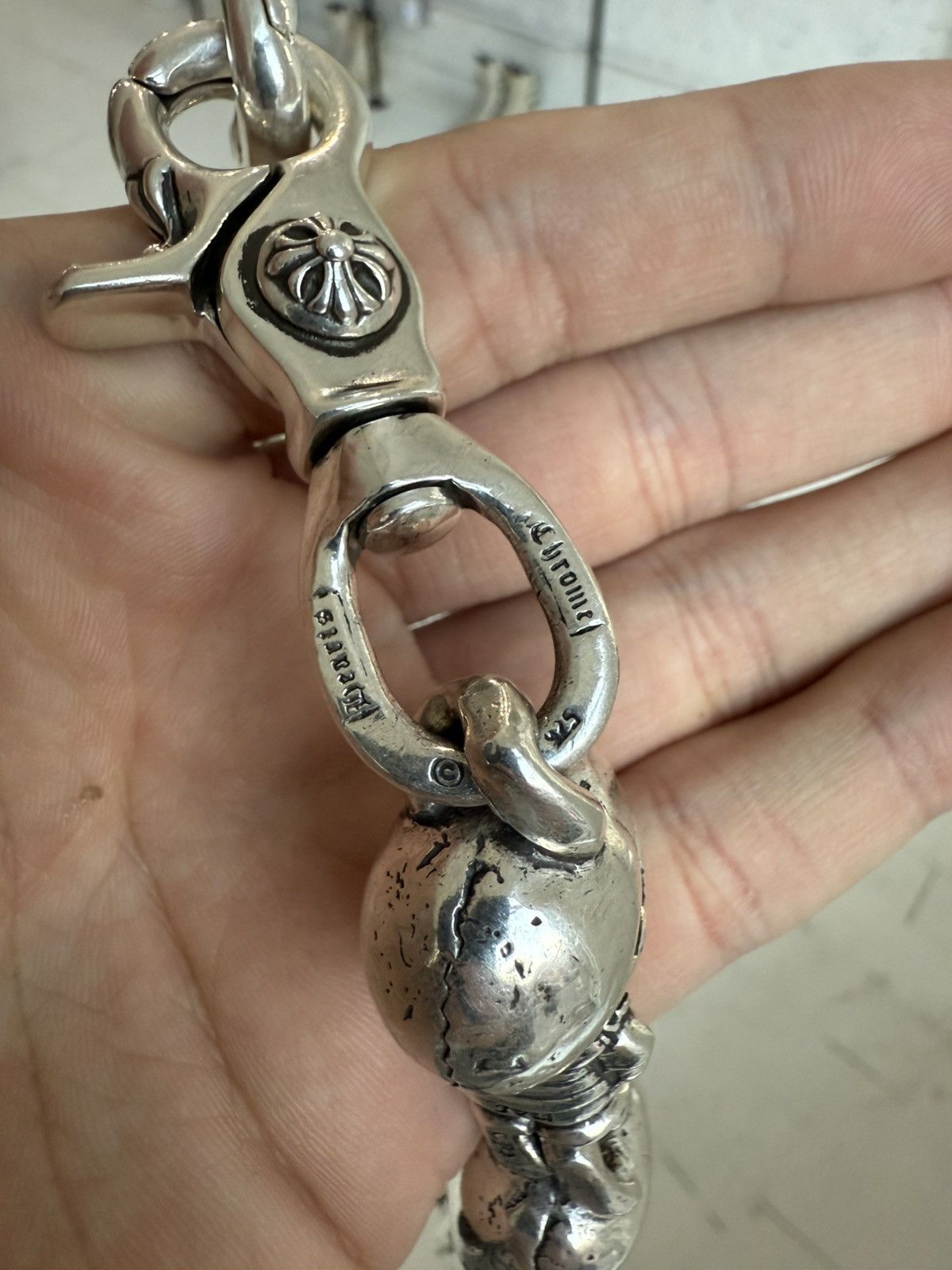 Chrome Hearts Chrome Hearts XL Foti Skull Wallet Chain Size ONE SIZE - 9 Thumbnail