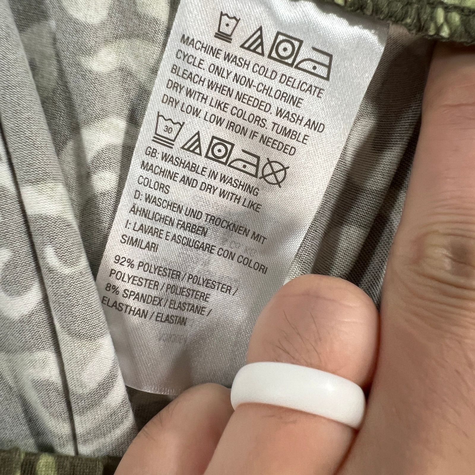 Other Anybody Lush Jersey Pull On Printed Shorts Olive/Hawaiian Size 42" / US 20 - 6 Thumbnail