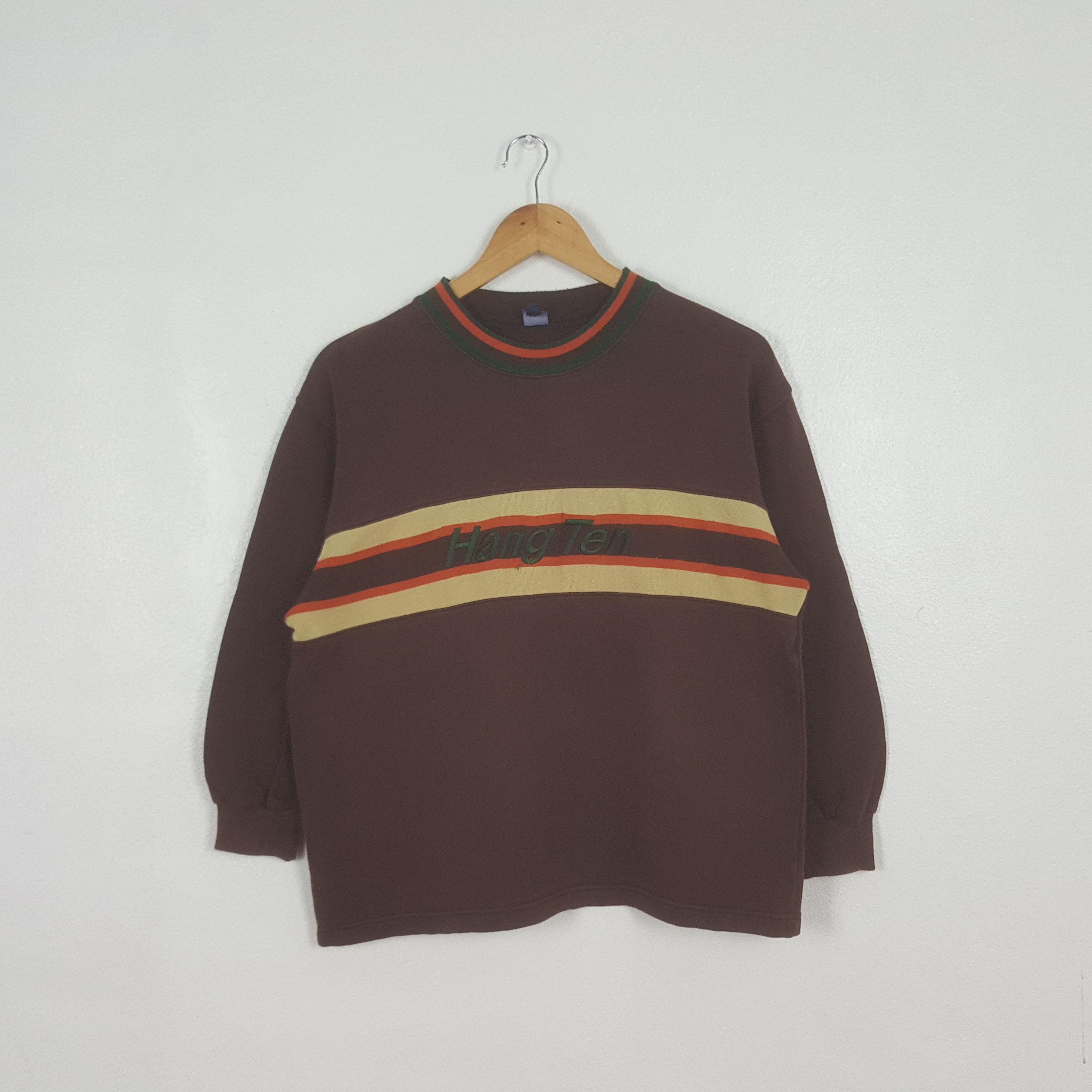 Hang Ten Vintage Hang Ten Surfing Style Sweatshirt C315N8 Size US S / EU 44-46 / 1 - 1 Thumbnail