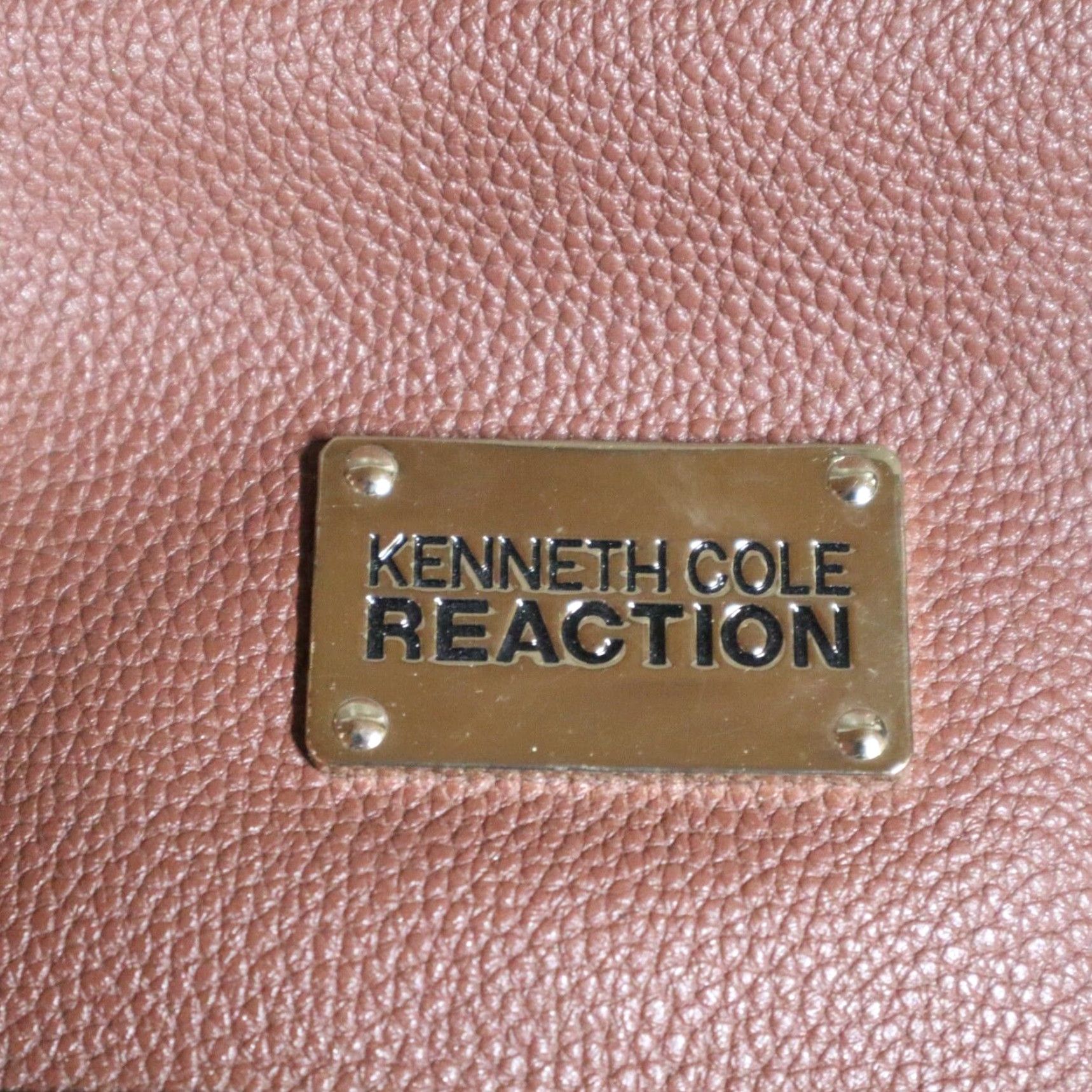 Kenneth Cole VINTAGE Kenneth Cole Brown Reaction Zip Hobo Shoulder Bag Purse Size ONE SIZE - 2 Thumbnail