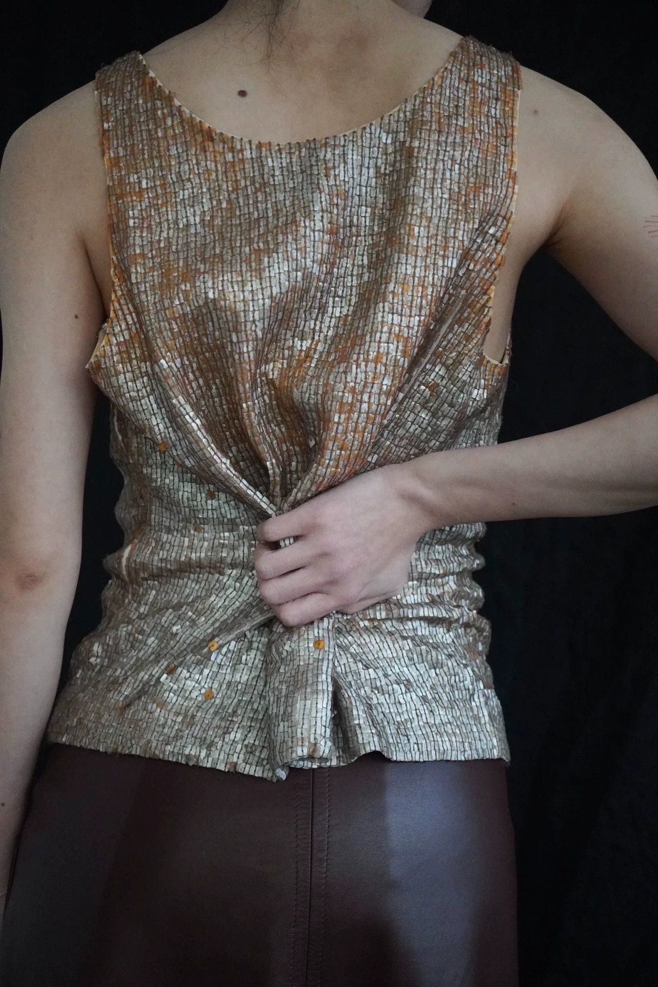 Loewe LOEWE 80s Hand-Sewn Sequins Silk Gradient Vest M Size M / US 6-8 / IT 42-44 - 8 Thumbnail