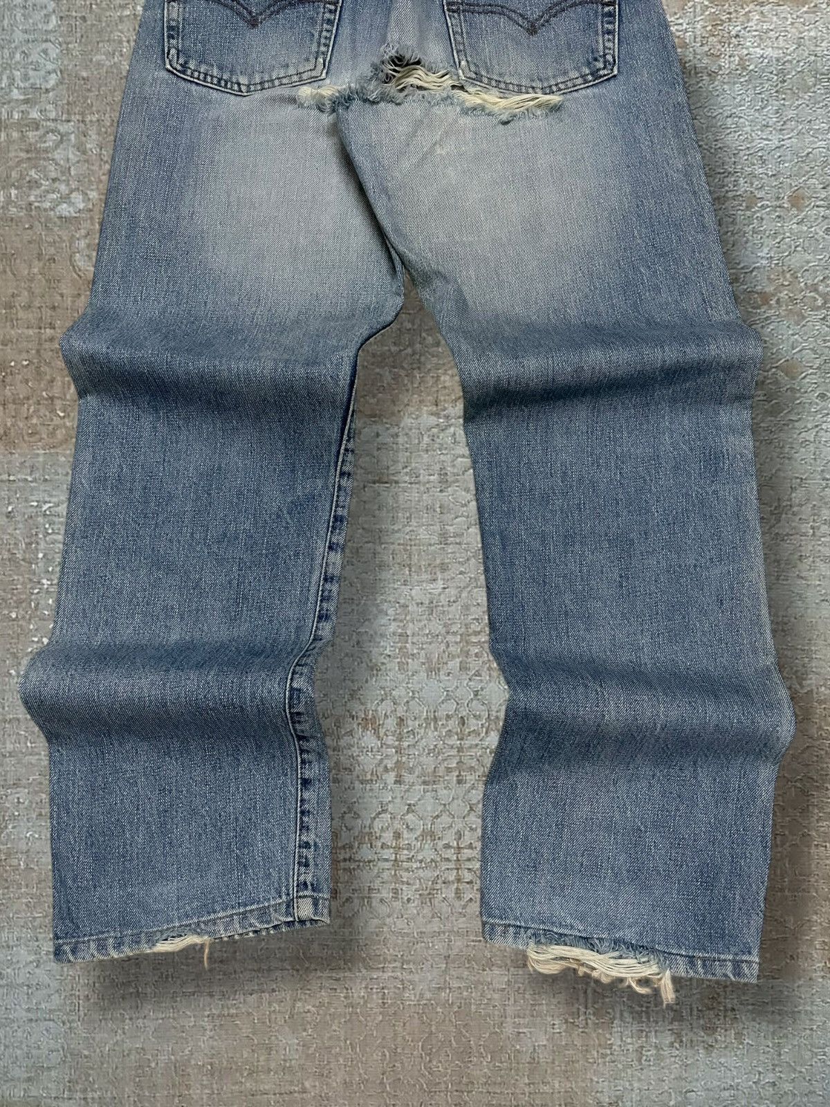 Levi's Vintage Clothing Vintage 1990s Designer Levis 502 Grunge Distressed Denim Size US 30 / EU 46 - 11 Thumbnail