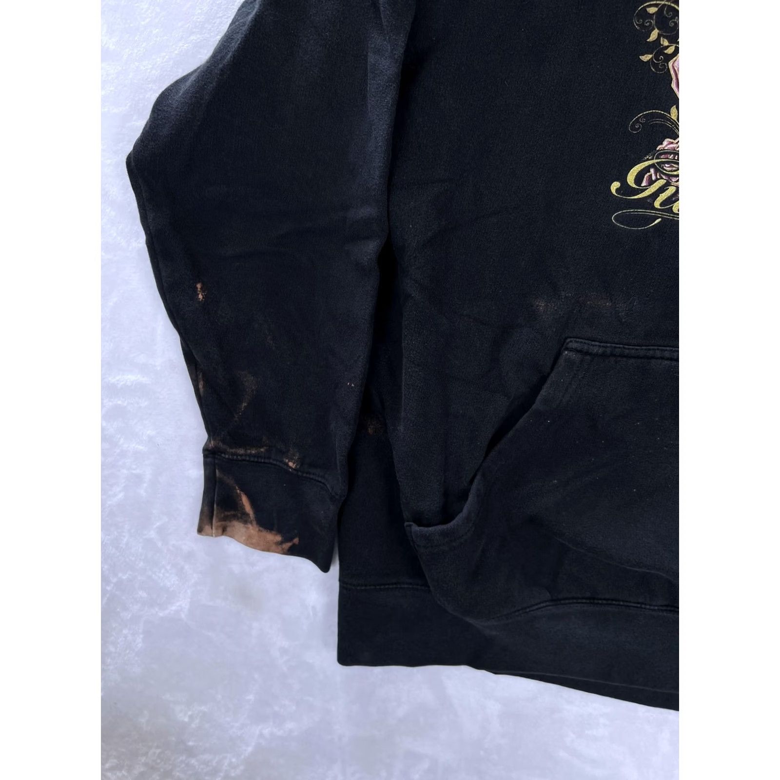 Vintage VINTAGE Virgin de Guadalupe Hoodie Mens XL Black Pullover Fleece Sweatshirt Size US XL / EU 56 / 4 - 4 Thumbnail