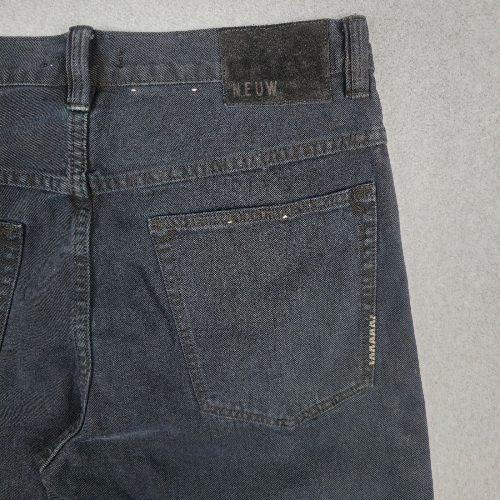 NEUW Denim Neuw 30x29 Black Button Fly Jeans Size US 30 / EU 46 - 9 Thumbnail