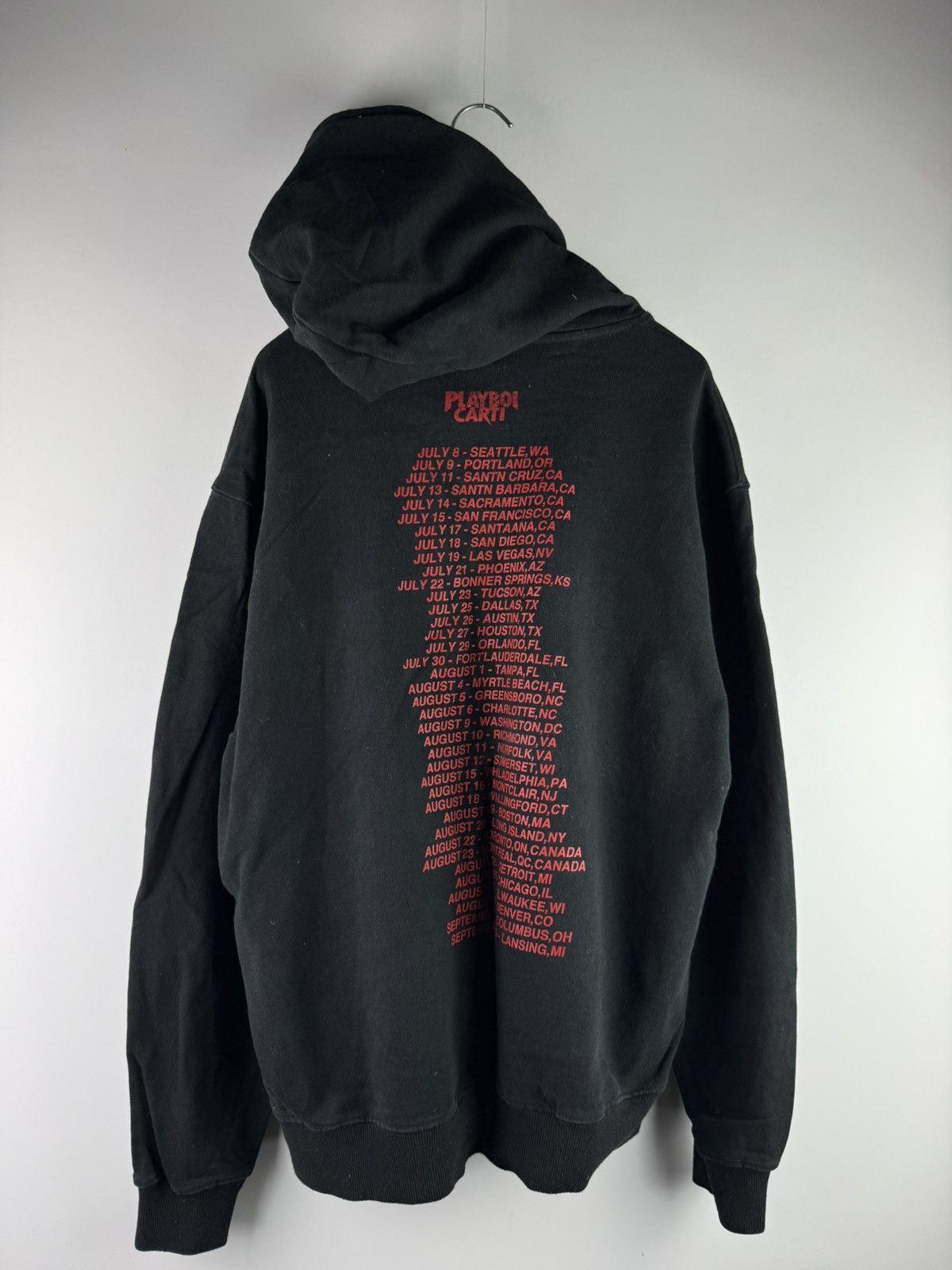 Playboi Carti Playboi Carti Tour 2017 Self-Titled Tour Hoodie Size US L / EU 52-54 / 3 - 7 Thumbnail