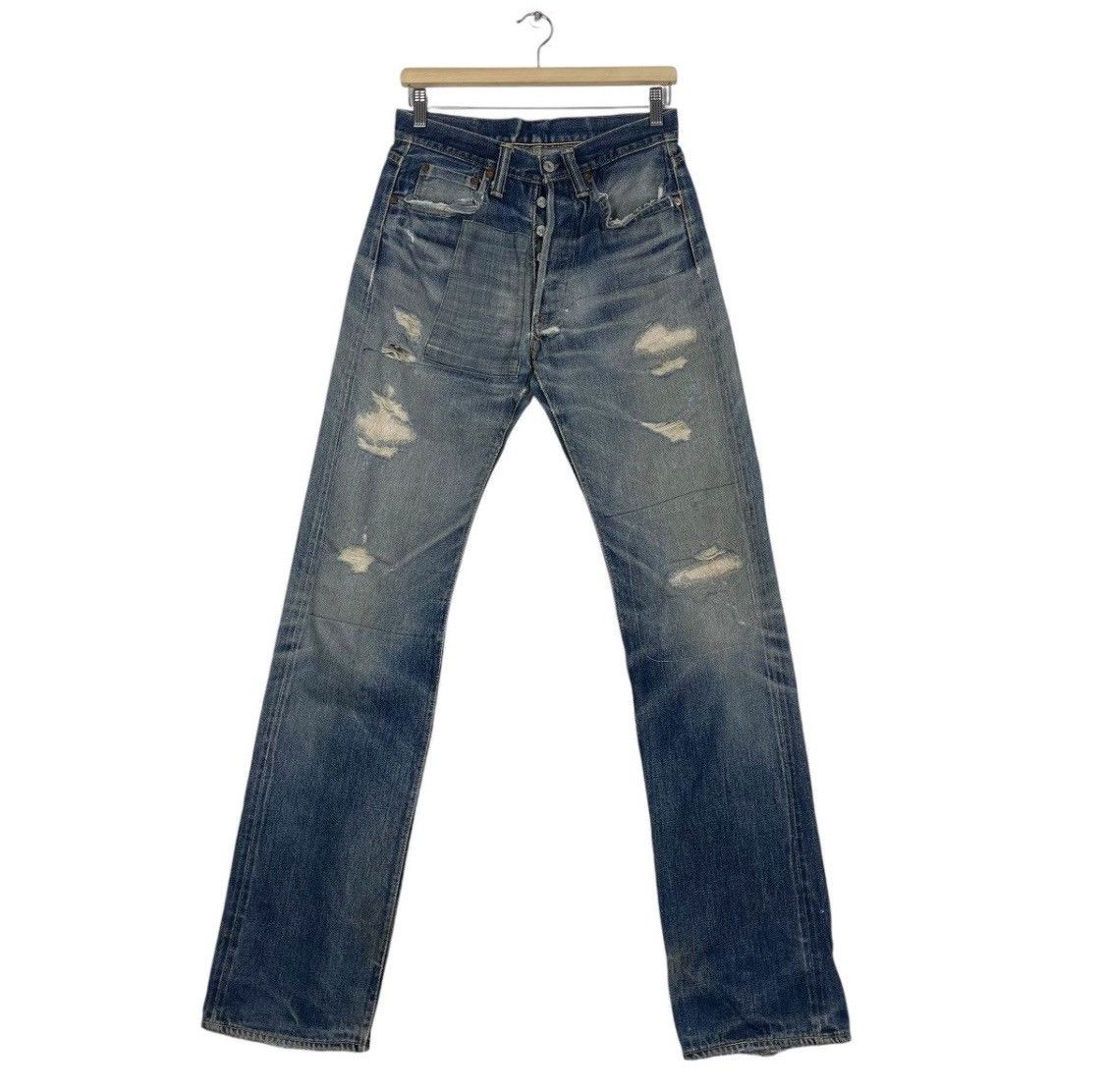 Alchemist × Japanese Brand 💥ALCHEMIST DISTRESSED SELVEDGE JEAN Size US 29 - 1 Thumbnail