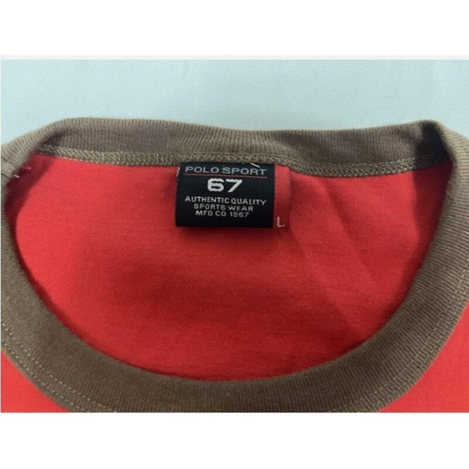 Other Vintage 90s Polo Sport 67 Big Logo T-Shirt(Men’s Size Large) Size US L / EU 52-54 / 3 - 4 Thumbnail