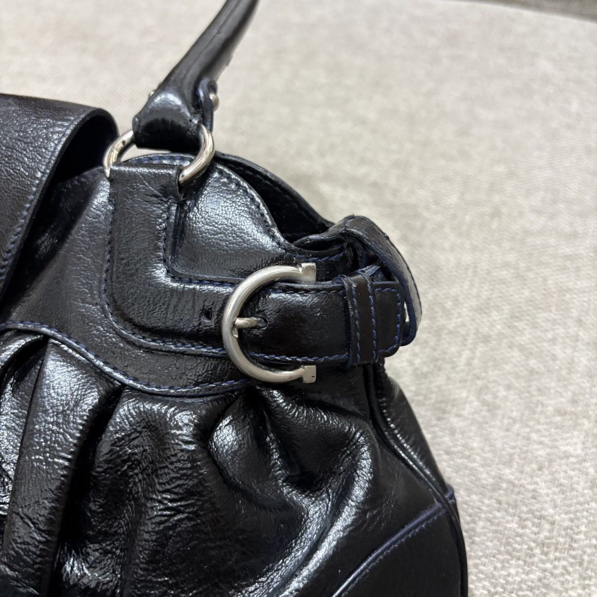 Salvatore Ferragamo SALVATORE FERRAGAMO — MARISA SHOULDER BAG Size ONE SIZE - 15 Thumbnail