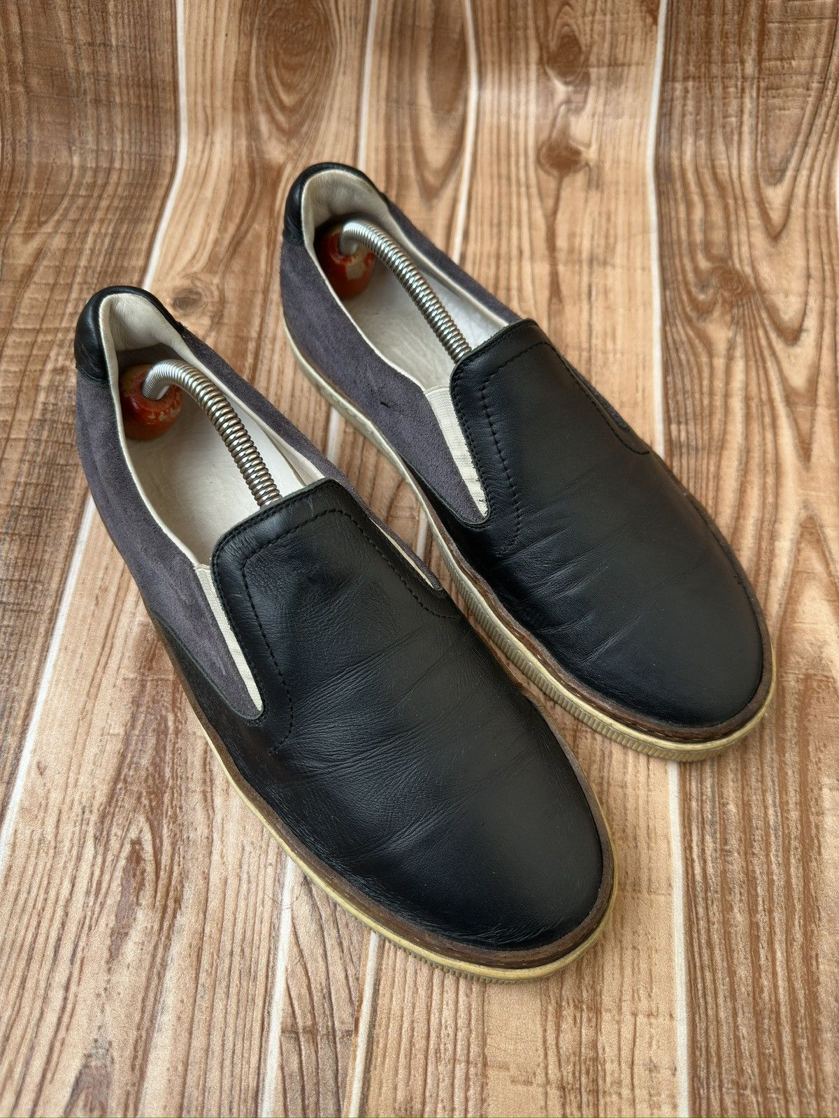 Maison Margiela Maison Martin Margiela Ss15 Slip On Black Leather Suede. Size US 9 / EU 42 - 1 Thumbnail