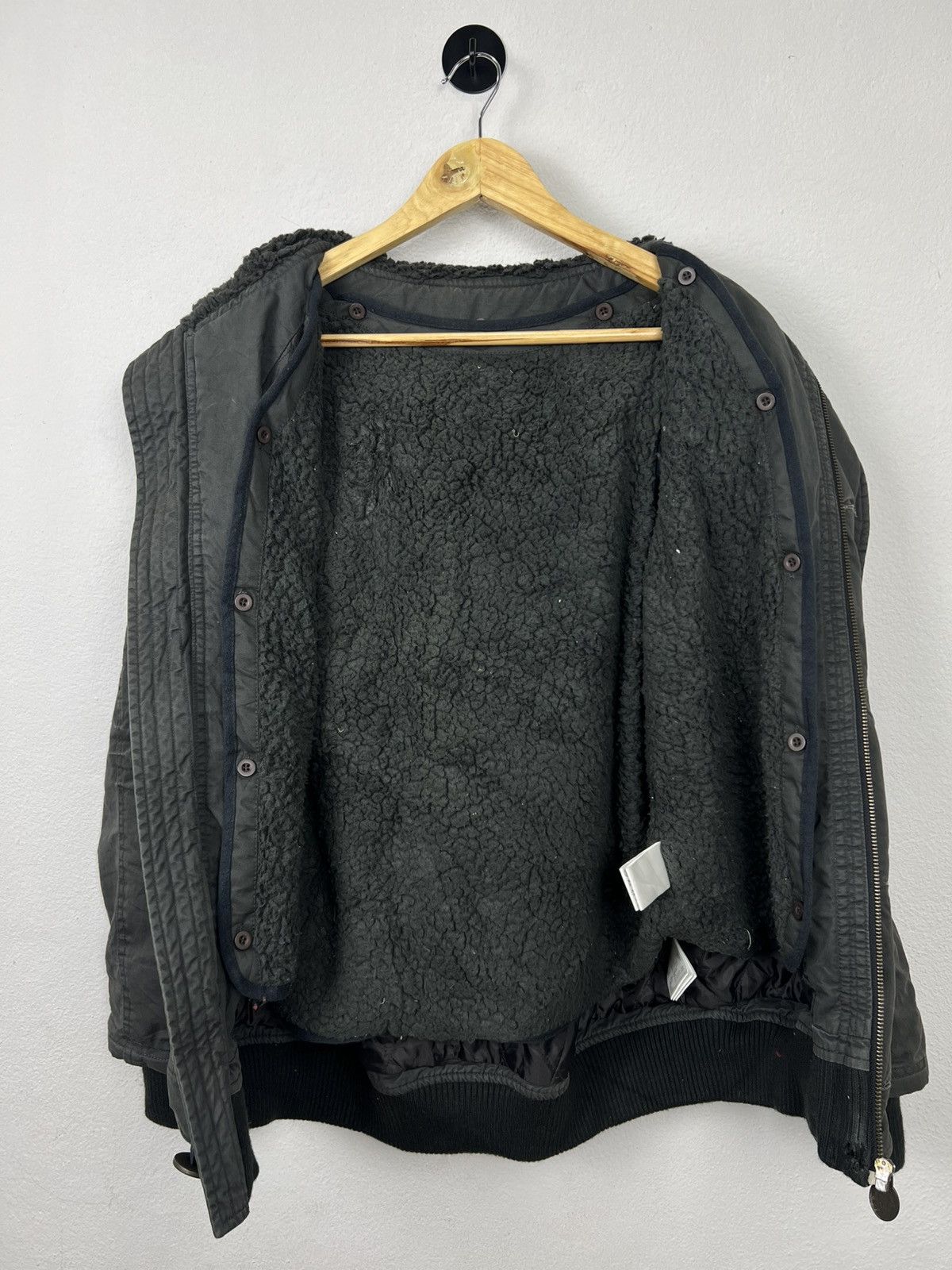 Japanese Brand Rodeo Crowns "Militia" 2-in-1 Bomber Hoodie Jacket Size S / US 4 / IT 40 - 8 Thumbnail