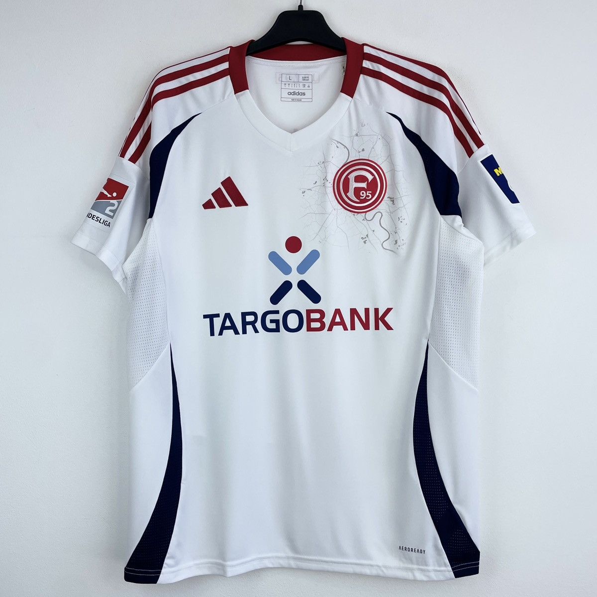 Adidas Fortuna Düsseldorf Away Jersey Shirt Men 2024/2025 size L Size US L / EU 52-54 / 3 - 1 Thumbnail