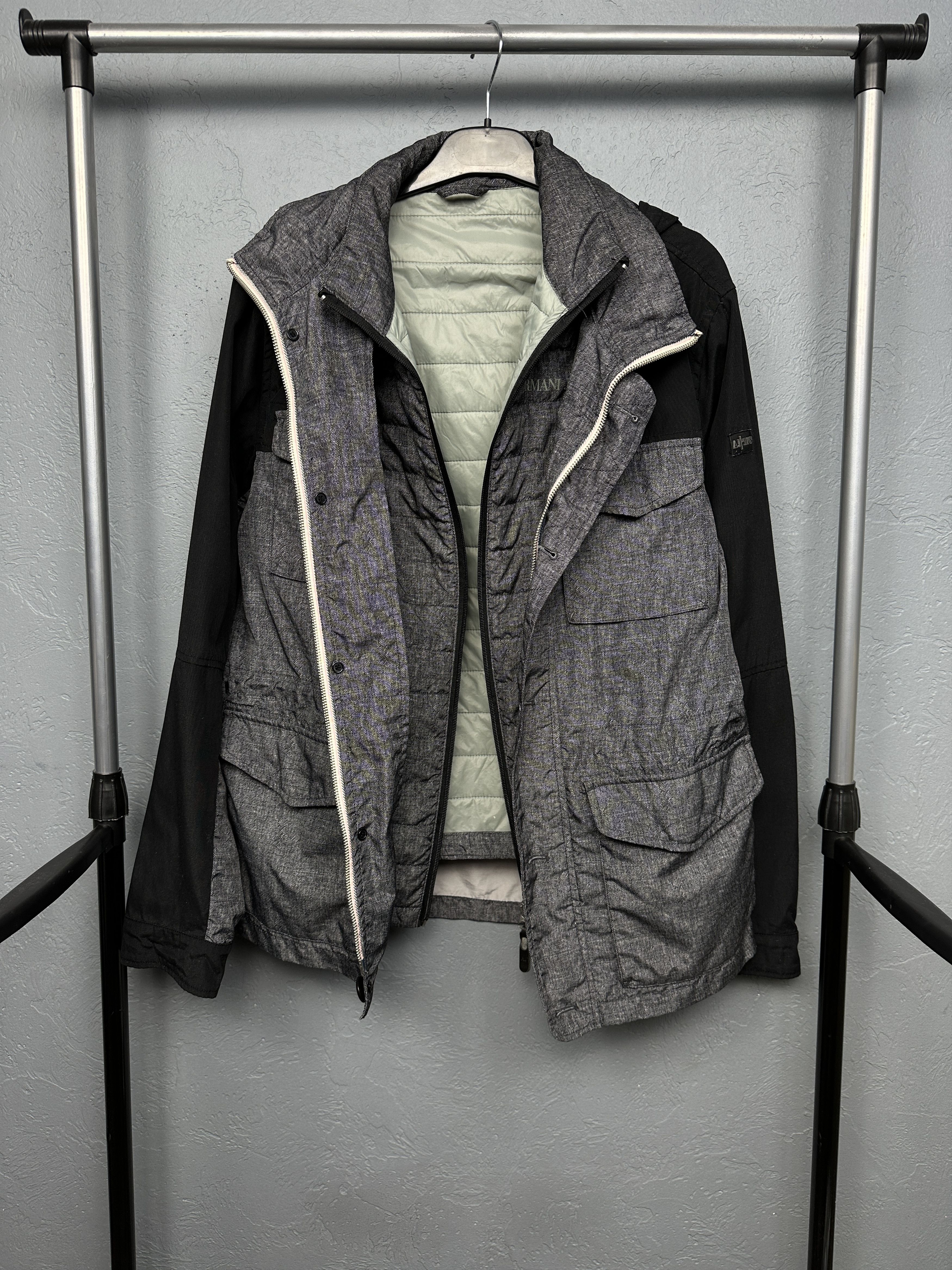 Armani Armani Jeans Mens 3 in 1 Jacket + Vest Size US M / EU 48-50 / 2 - 6 Thumbnail