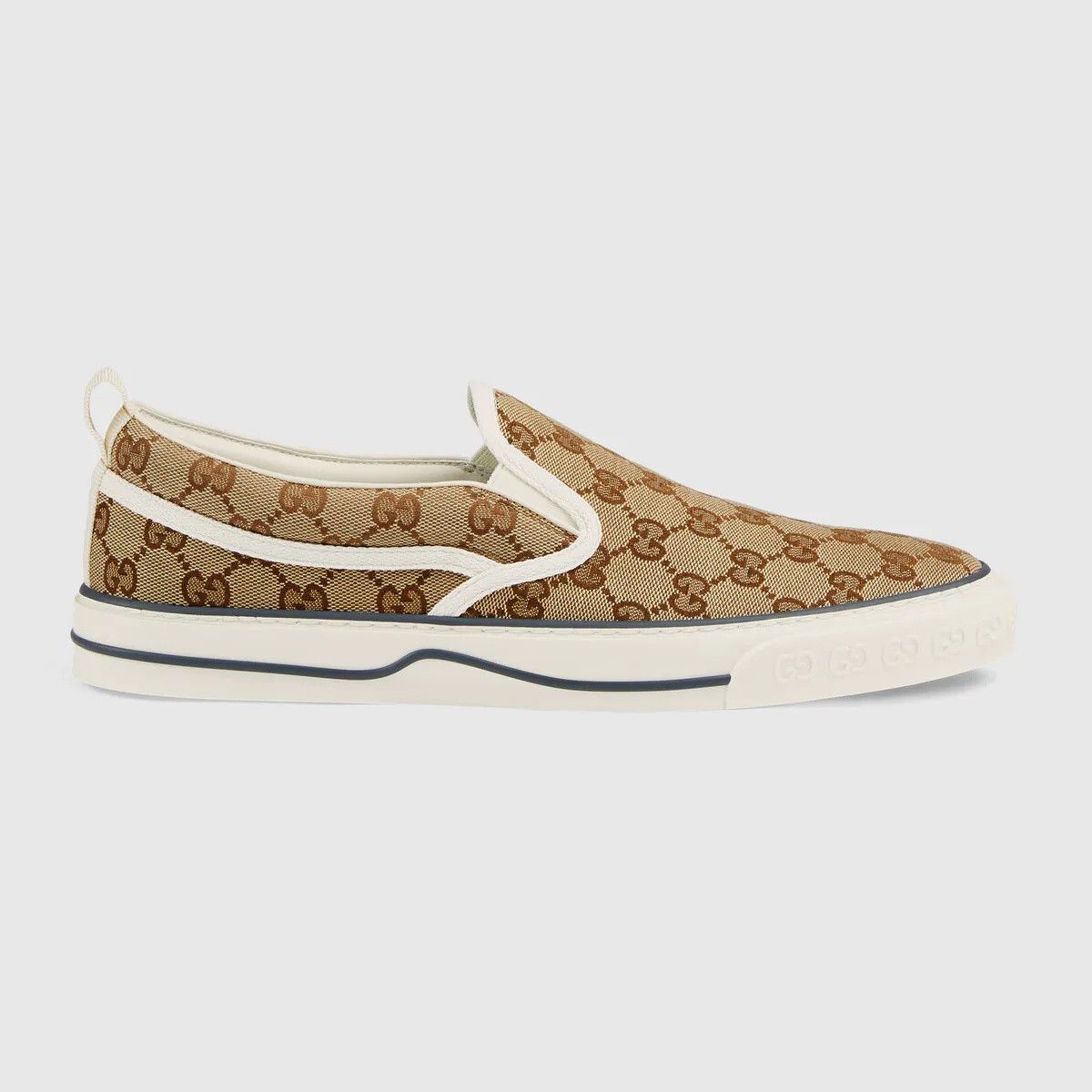 Gucci o1mt1gz0325 Tennis 1977 Slip On Sneakers in Beige Size US 9 / EU 42 - 1 Thumbnail