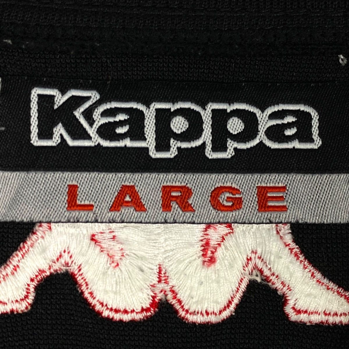Kappa × Vintage Vintage Kappa Crewneck Sweatshirt Black Pullover Jumper Size US L / EU 52-54 / 3 - 5 Thumbnail