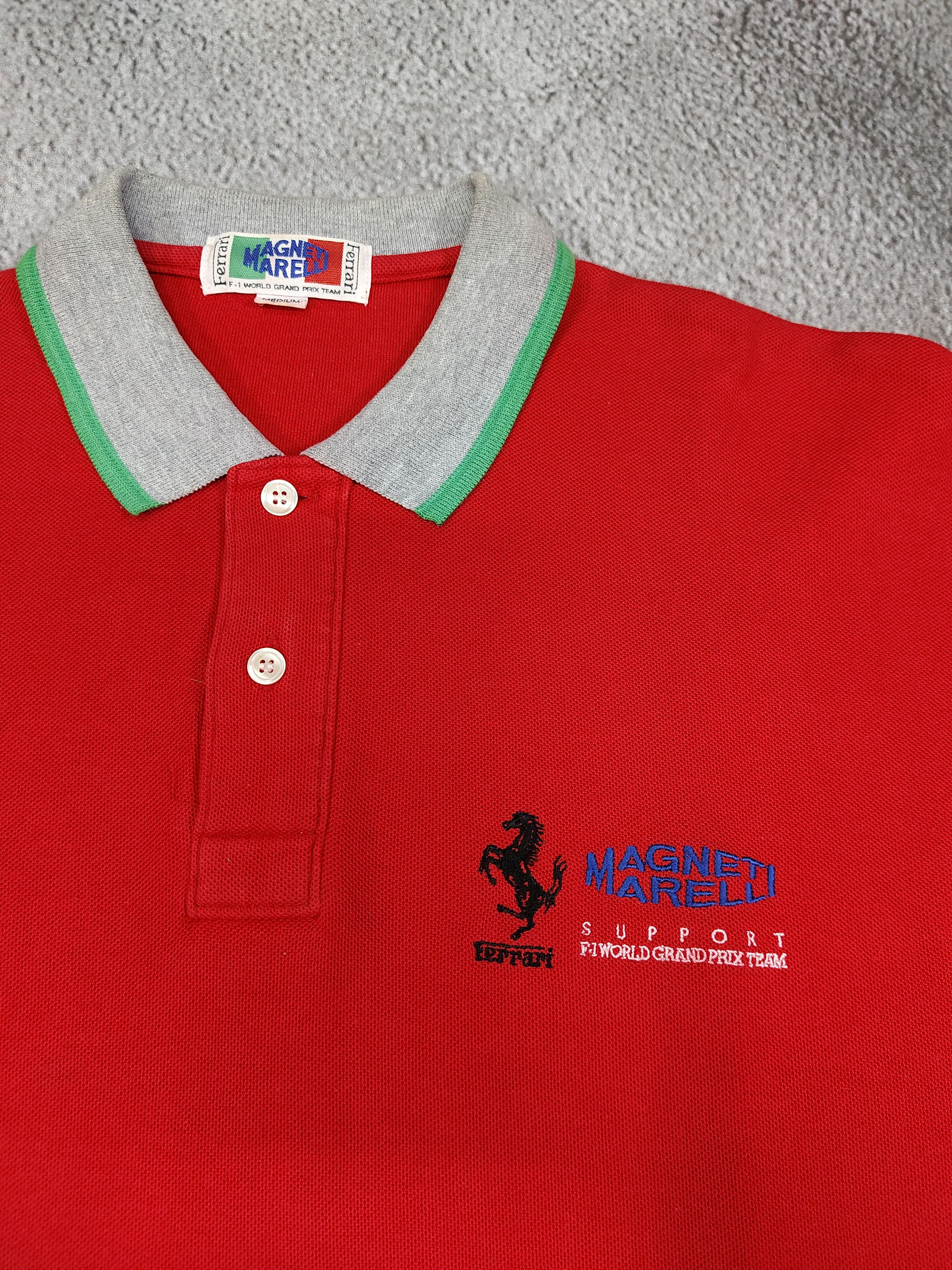 Ferrari 90s Ferrari- Magneti Marelli F1 Team Embroidered Logo Polos Size US M / EU 48-50 / 2 - 3 Thumbnail