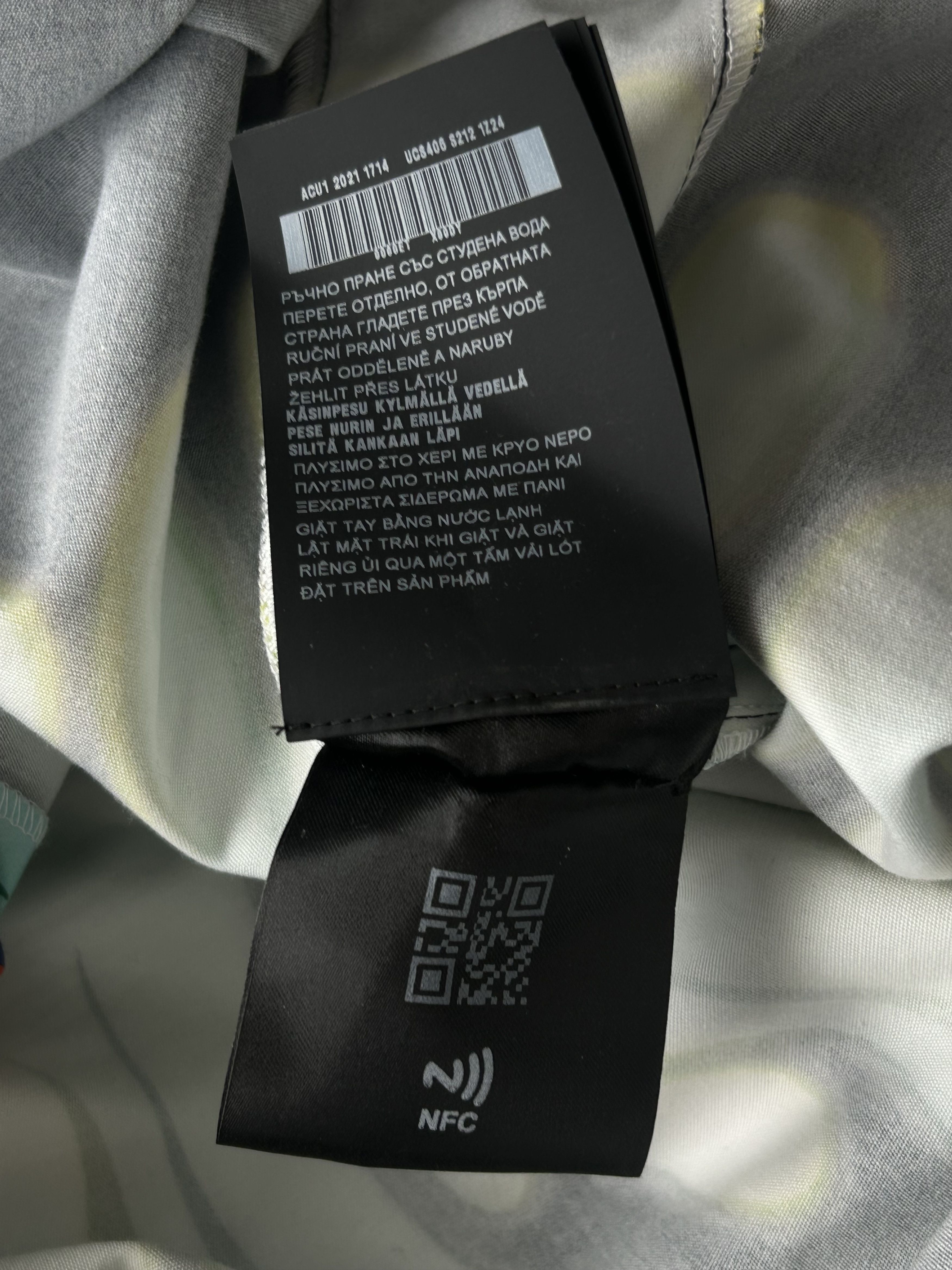 Prada Prada White Flames Split Button Up Shirt Size US XXL / EU 58 / 5 - 8 Thumbnail