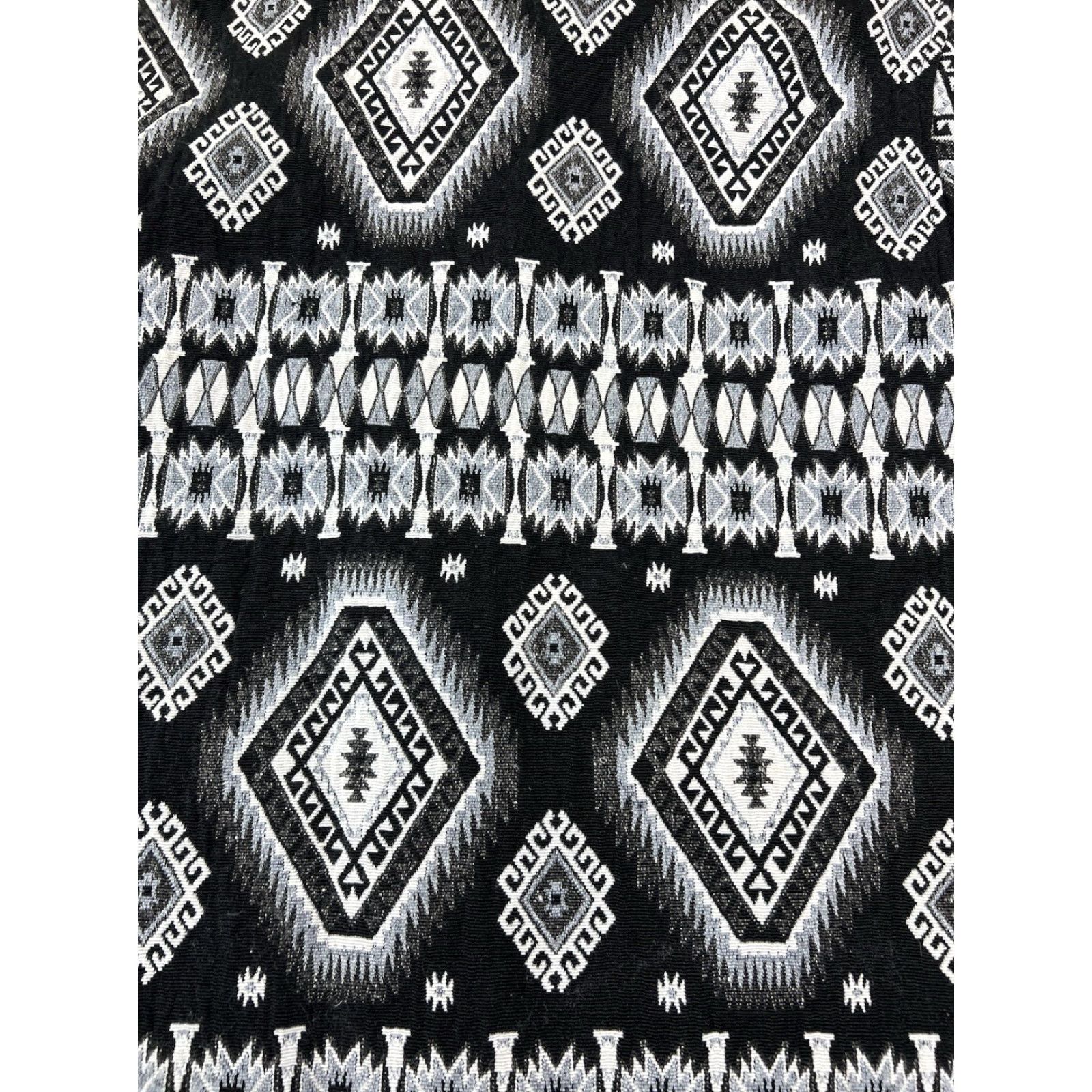 Vintage VINTAGE Women’s Jane Ashley Aztec Black White Button Jacket Size XL Women White Aztec Jacket XL Women Mens? Size XL / US 12-14 / IT 48-50 - 7 Thumbnail