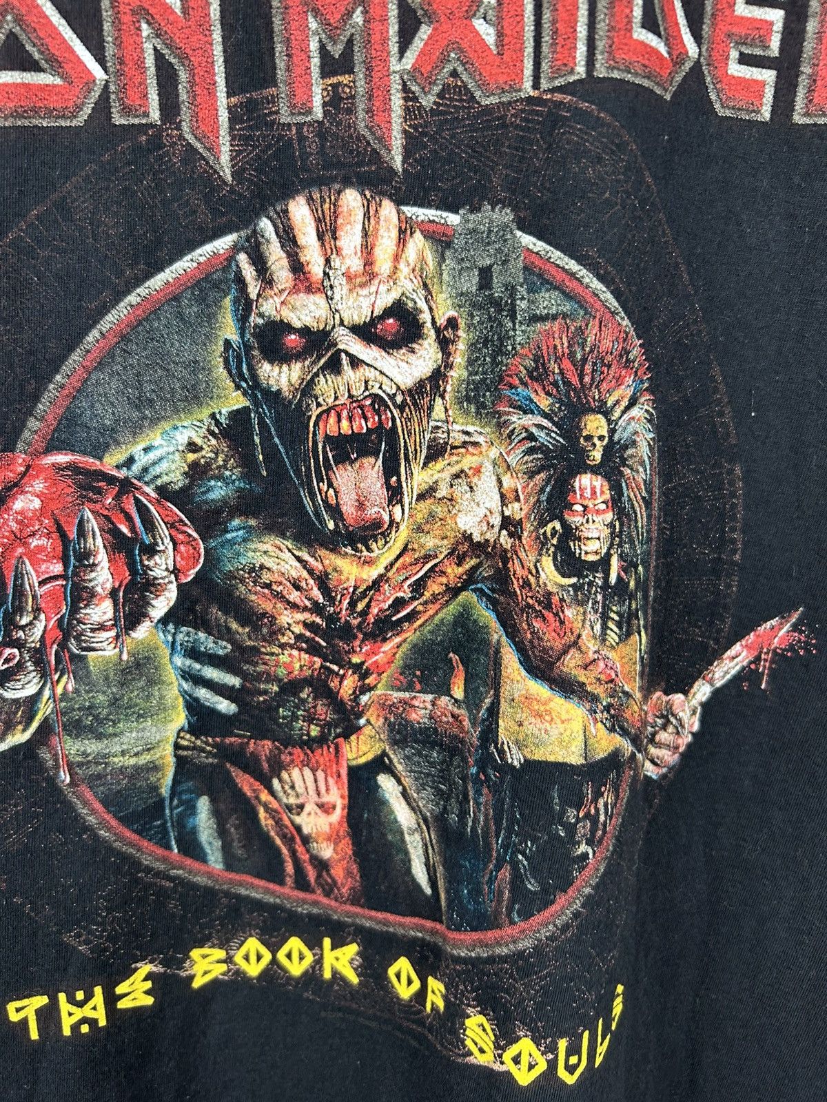 Band Tees Vintage Iron Maiden The Book Of Souls 2016 T shirt Size US XXL / EU 58 / 5 - 9 Thumbnail