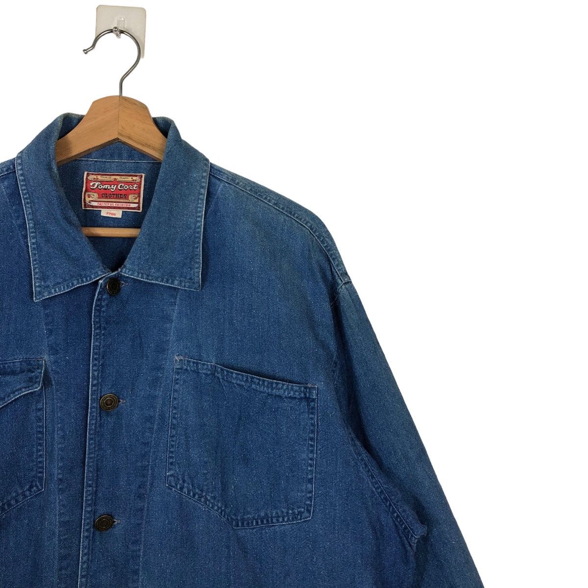 Japanese Brand 🔥90s Vintage Chore Denim Work Jacket Tomy Curt Issey Miyake Size US M / EU 48-50 / 2 - 6 Thumbnail