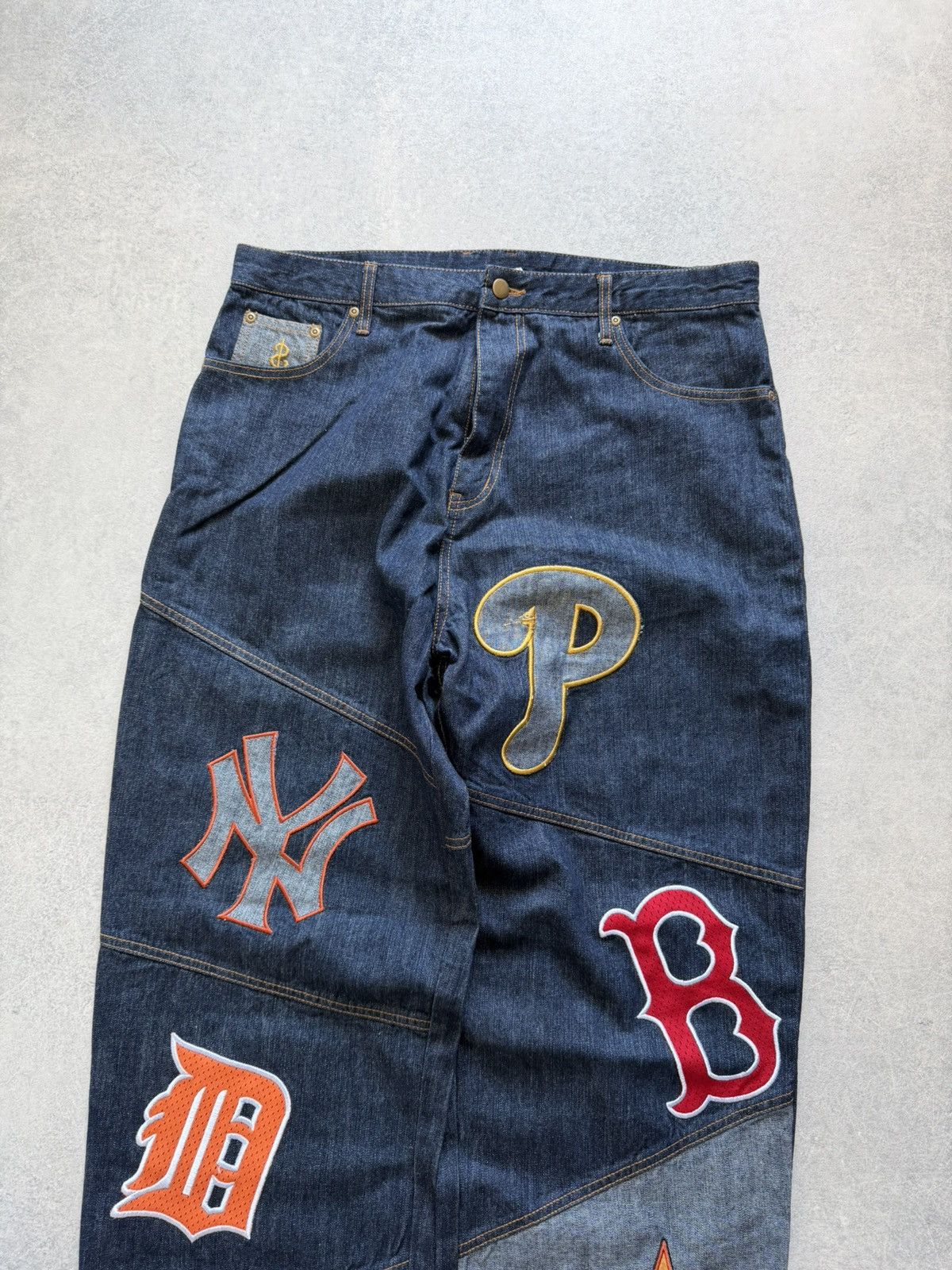Majestic Vintage Jeans Majestic New York Yankees Streetwear pants Size US 44 / EU 60 - 4 Thumbnail