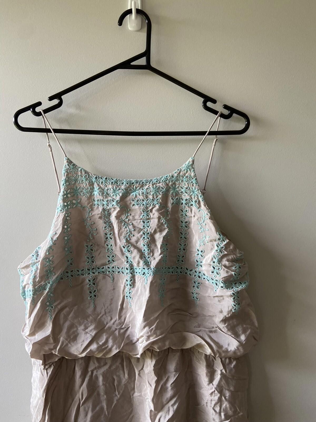 Other Stella Forest Dress Embroid Floral Cut Out-sz 42 fit M/10-12 Size M / US 6-8 / IT 42-44 - 4 Thumbnail