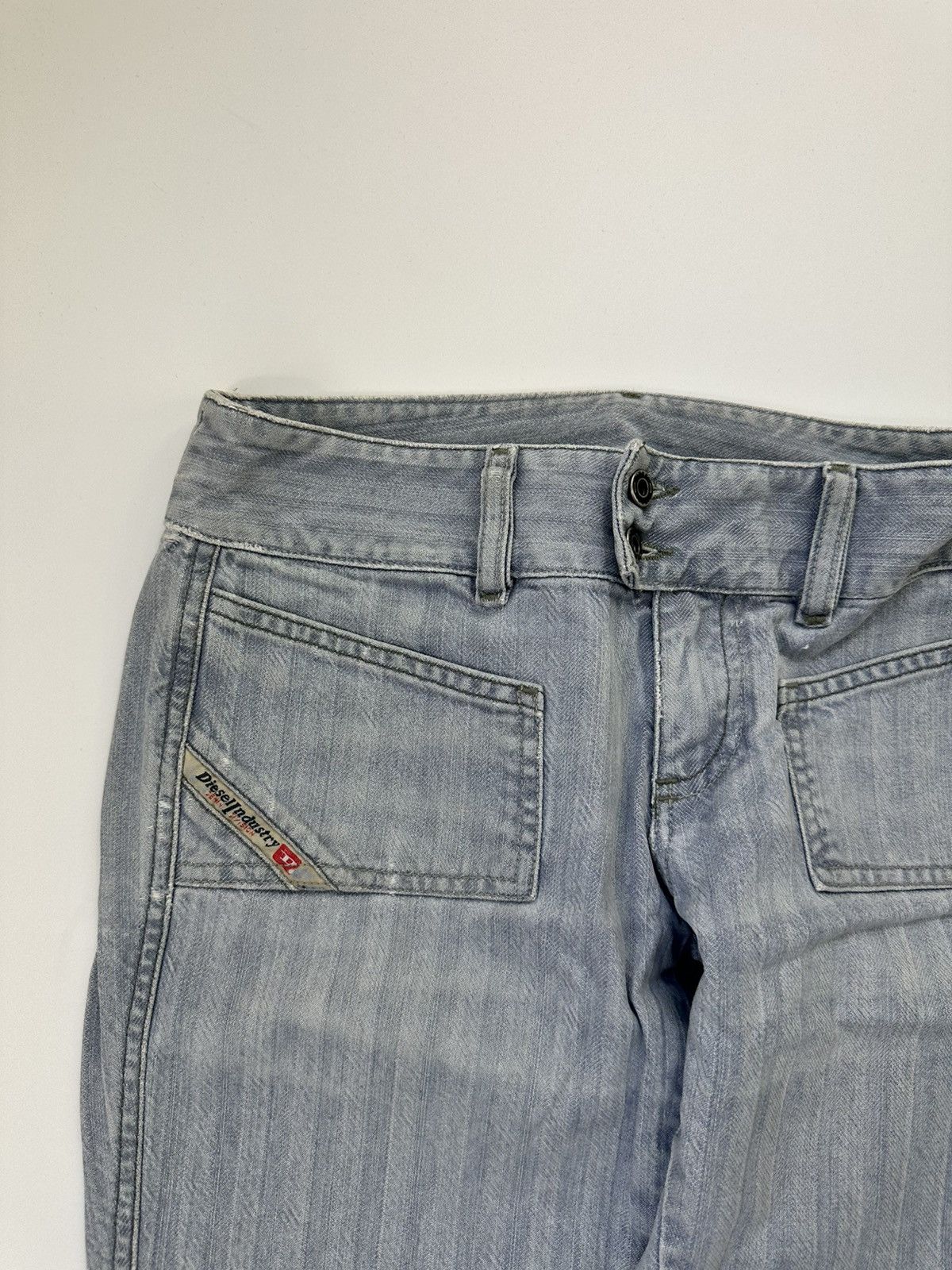 Diesel Diesel Flared Light Denim Jeans 27 Size Made In Italy Size 27" / US 4 / IT 40 - 8 Thumbnail