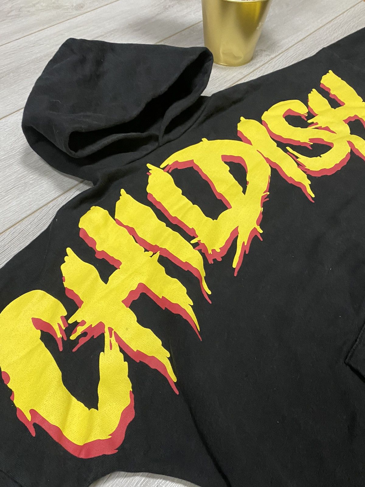 Other Childish 🔥 overprint vintage big logo hoodie fire flame car Size US M / EU 48-50 / 2 - 3 Thumbnail