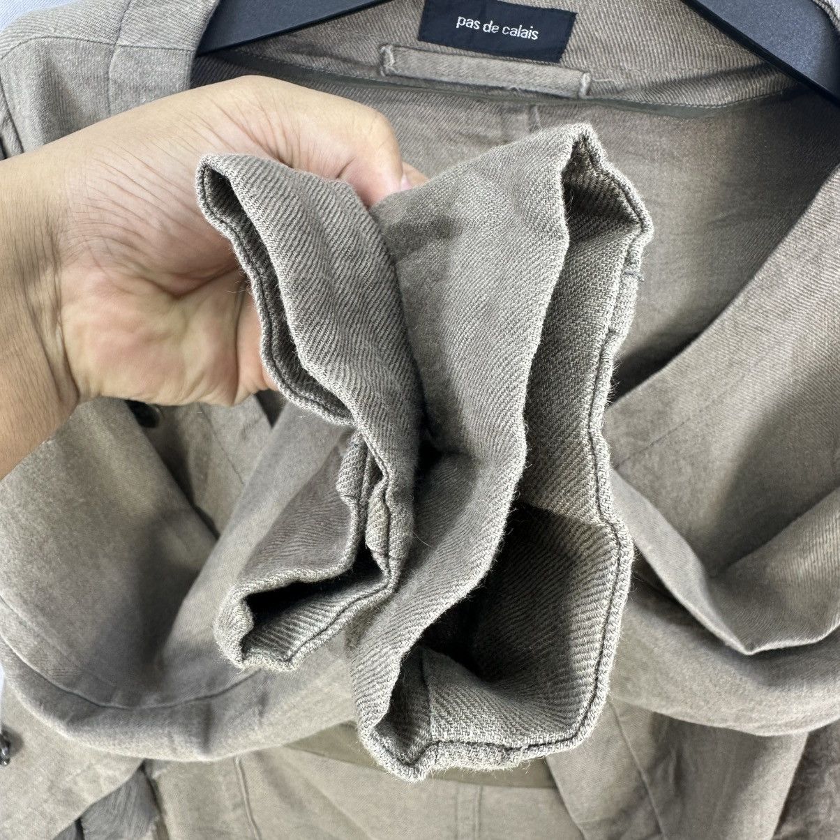 Pas de Calais Pas de Calais 100% Linen Asymmetric Japanese Designer Size S / US 4 / IT 40 - 10 Thumbnail