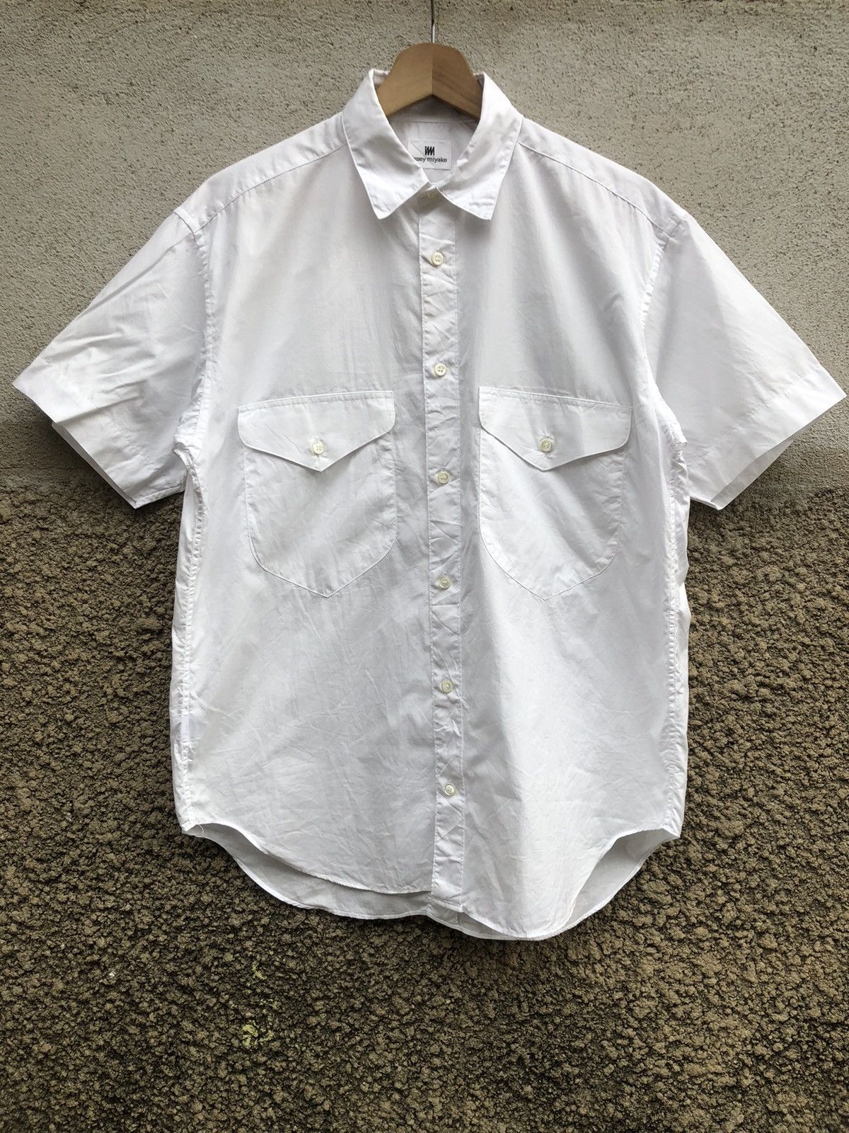 Hamilton × Issey Miyake × Vintage Vintage Issey Miyake X Hamilton Button Up Shirt Size US M / EU 48-50 / 2 - 1 Thumbnail