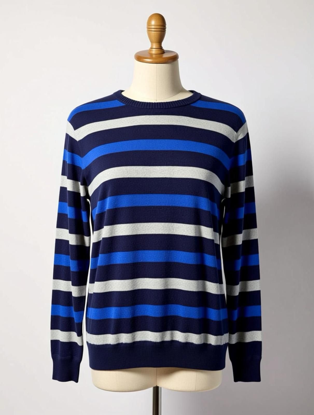 Other Sonoma Life + Style Men's Striped Cotton Sweater Size L Size US L / EU 52-54 / 3 - 1 Thumbnail