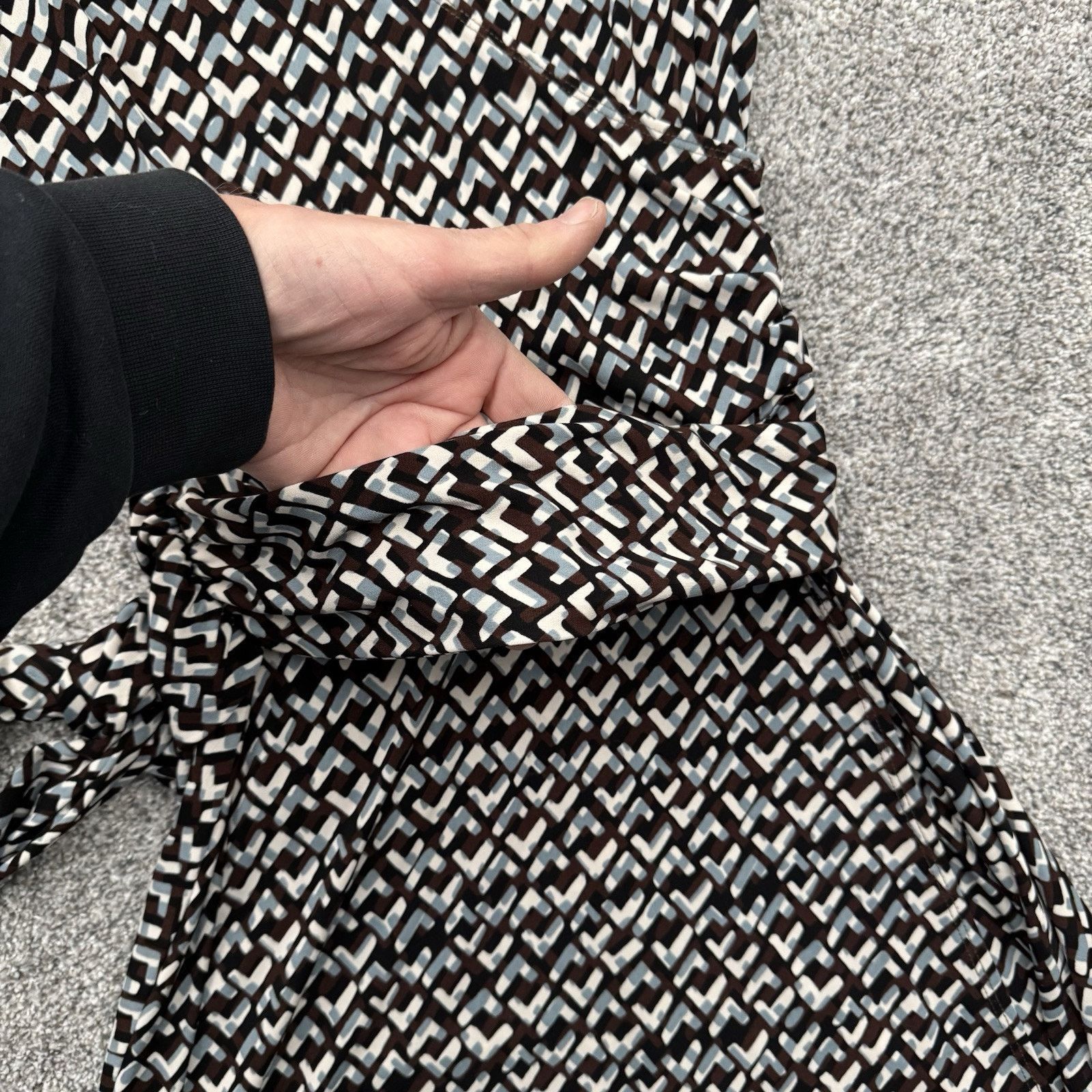 Other AB Studio Wrap Dress Small Boho Geometric Retro Y2K Inspired Size S / US 4 / IT 40 - 7 Thumbnail