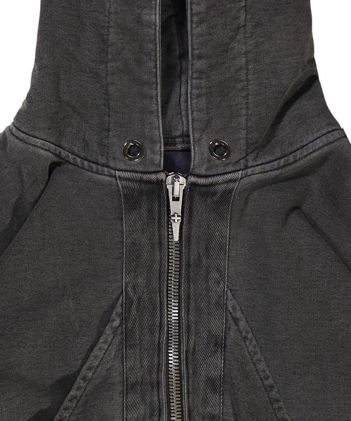 SHINE LUXURY Shine Luxury “Golucida” Layered Cargo Hoodie – Size L Size US L / EU 52-54 / 3 - 5 Thumbnail