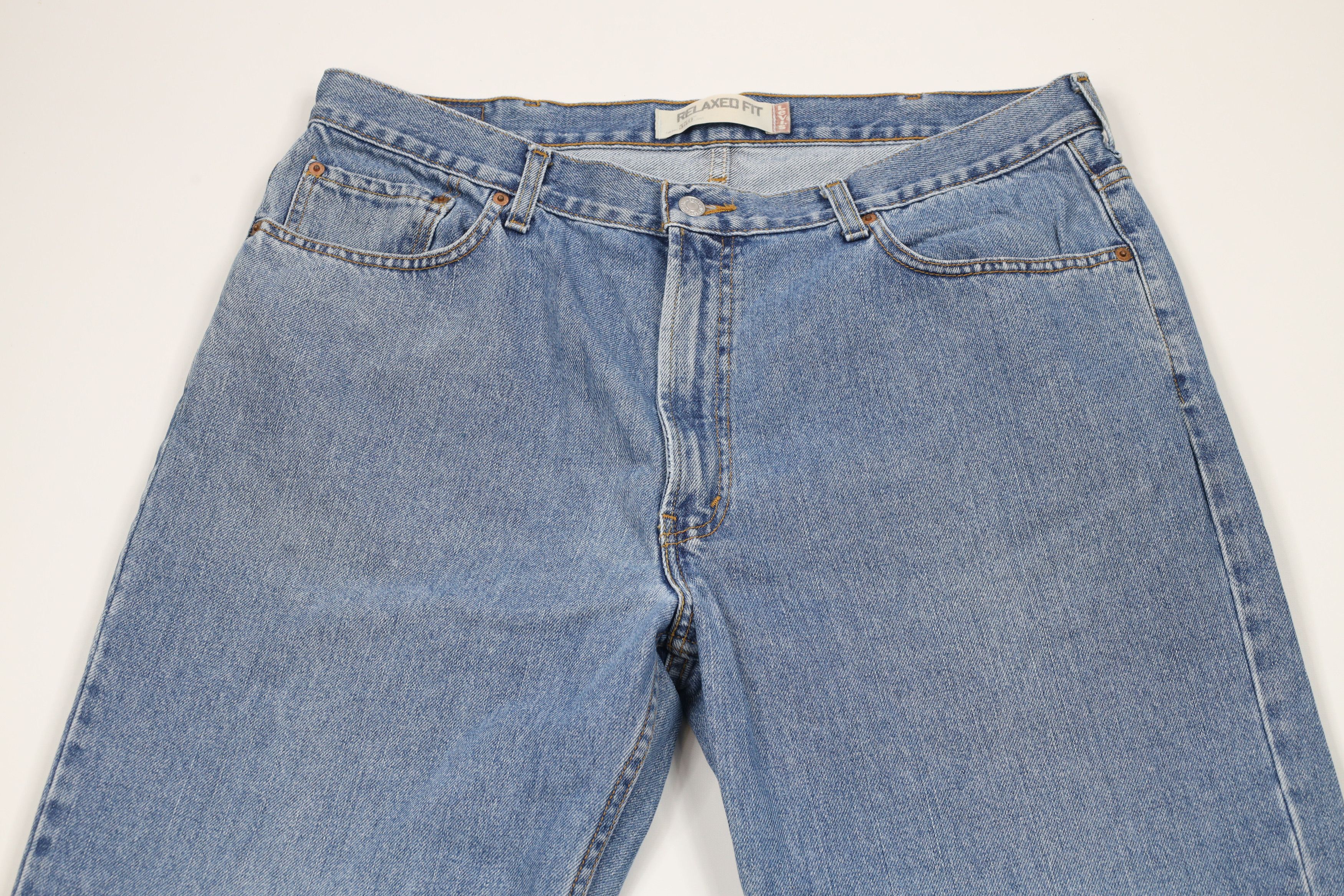 Levi's × Vintage Vintage Y2K Levis 550 Baggy Fit Denim Jeans Blue Cotton Size US 40 / EU 56 - 2 Thumbnail