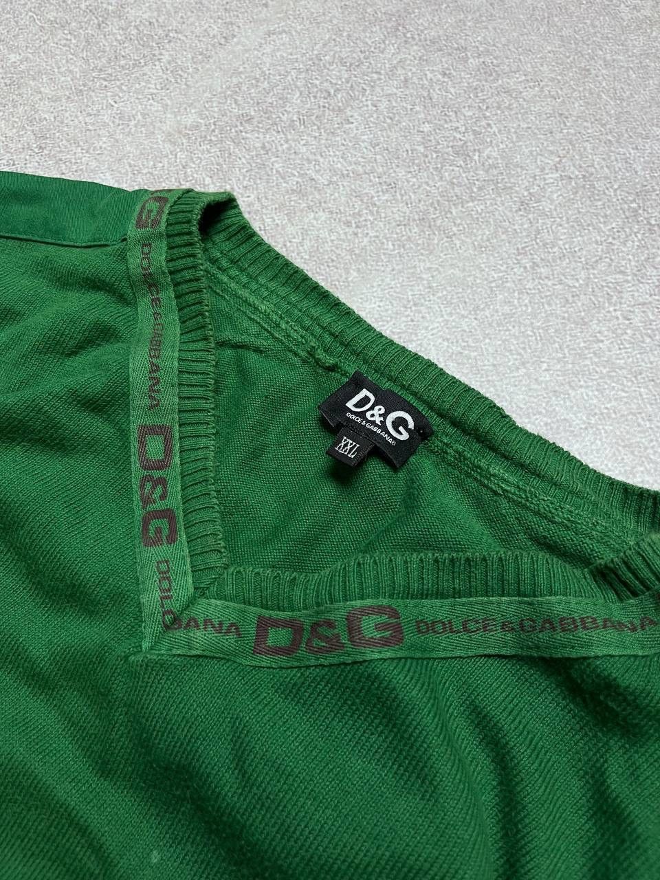 Dolce & Gabbana VINTAGE DOLCE&GABBANA AVANTGARDE V-NECK SWEATER XXL Size US XXL / EU 58 / 5 - 3 Thumbnail