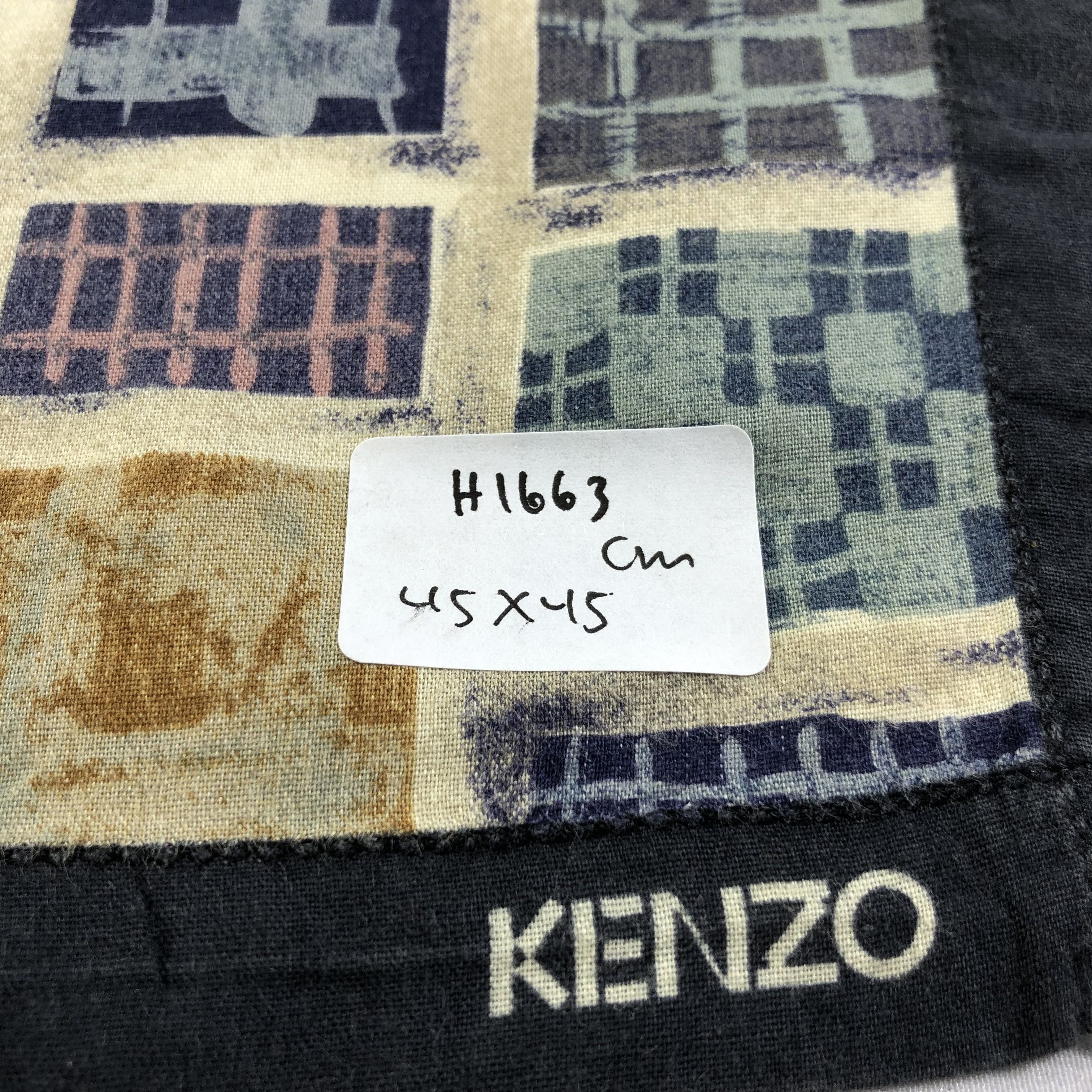 Japanese Brand × Kenzo × Vintage Kenzo Handkerchief Neckerchief Bandana H1663 Size ONE SIZE - 5 Thumbnail