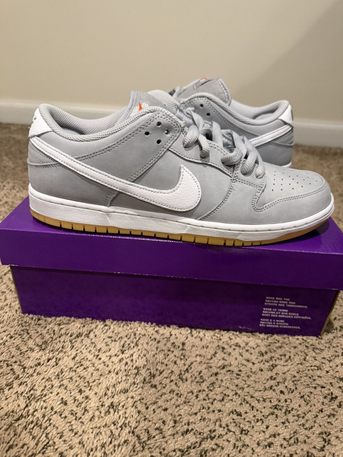 Nike SB Nike SB Dunk Grey Gum Size US 11 / EU 44 - 2 Thumbnail