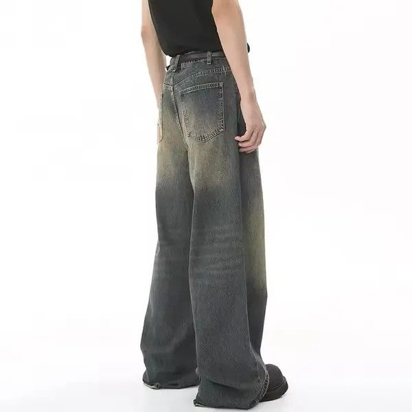 Japanese Brand Fukiishi x Kase Men's jeans washed Style Size US 31 - 2 Thumbnail