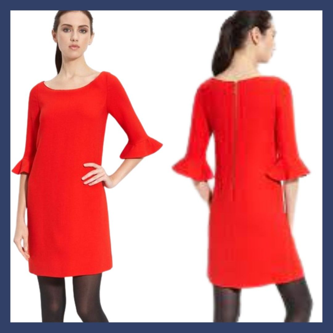 Kate Spade NWT kate spade luna dress size 00 red Size XXS / US 00 / IT 34 - 1 Thumbnail