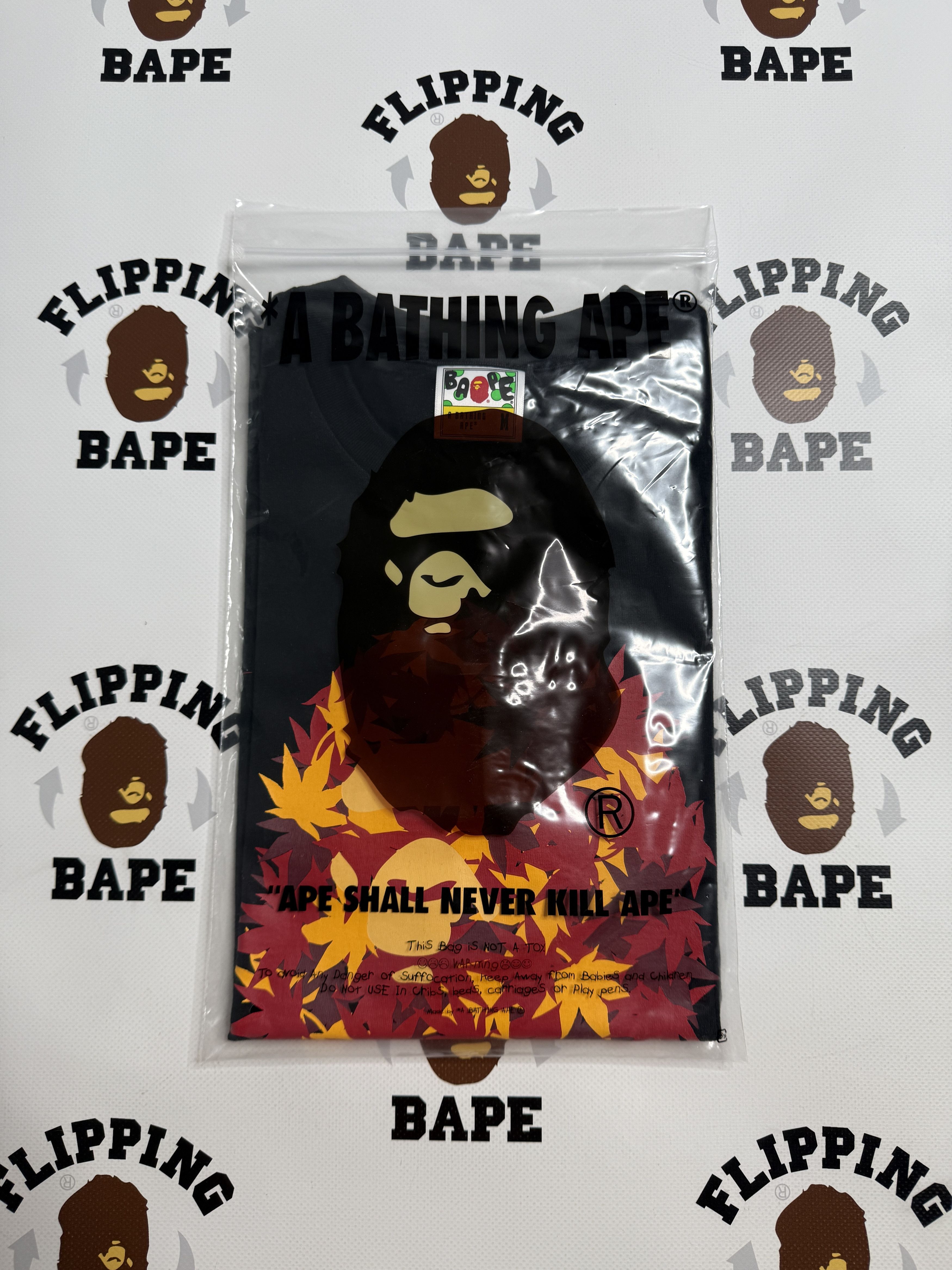 Bape JAPAN AUTUMN APE HEAD TEE (JAPAN EXCLUSIVE) Size US XL / EU 56 / 4 - 9 Thumbnail