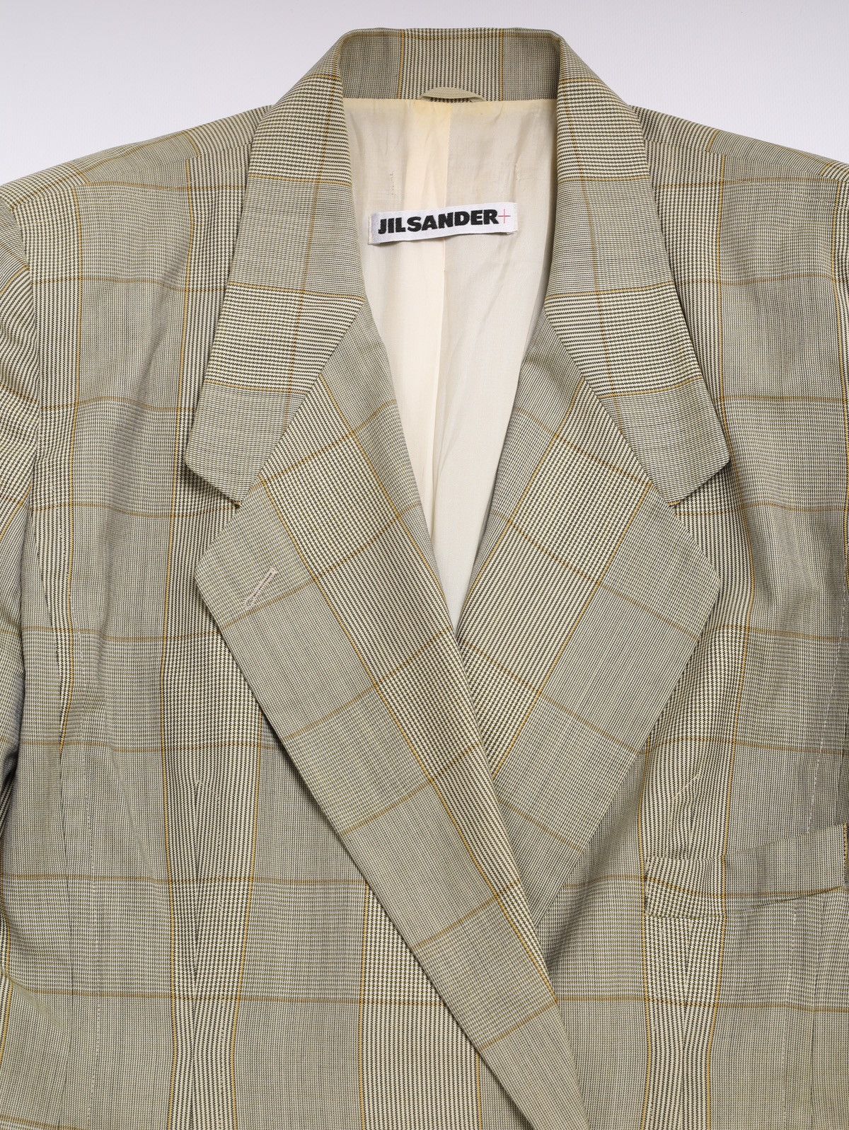 Jil Sander Jil Sander + Vintage Blazer Double Breasted Jacket Plaid Size M / US 6-8 / IT 42-44 - 6 Thumbnail
