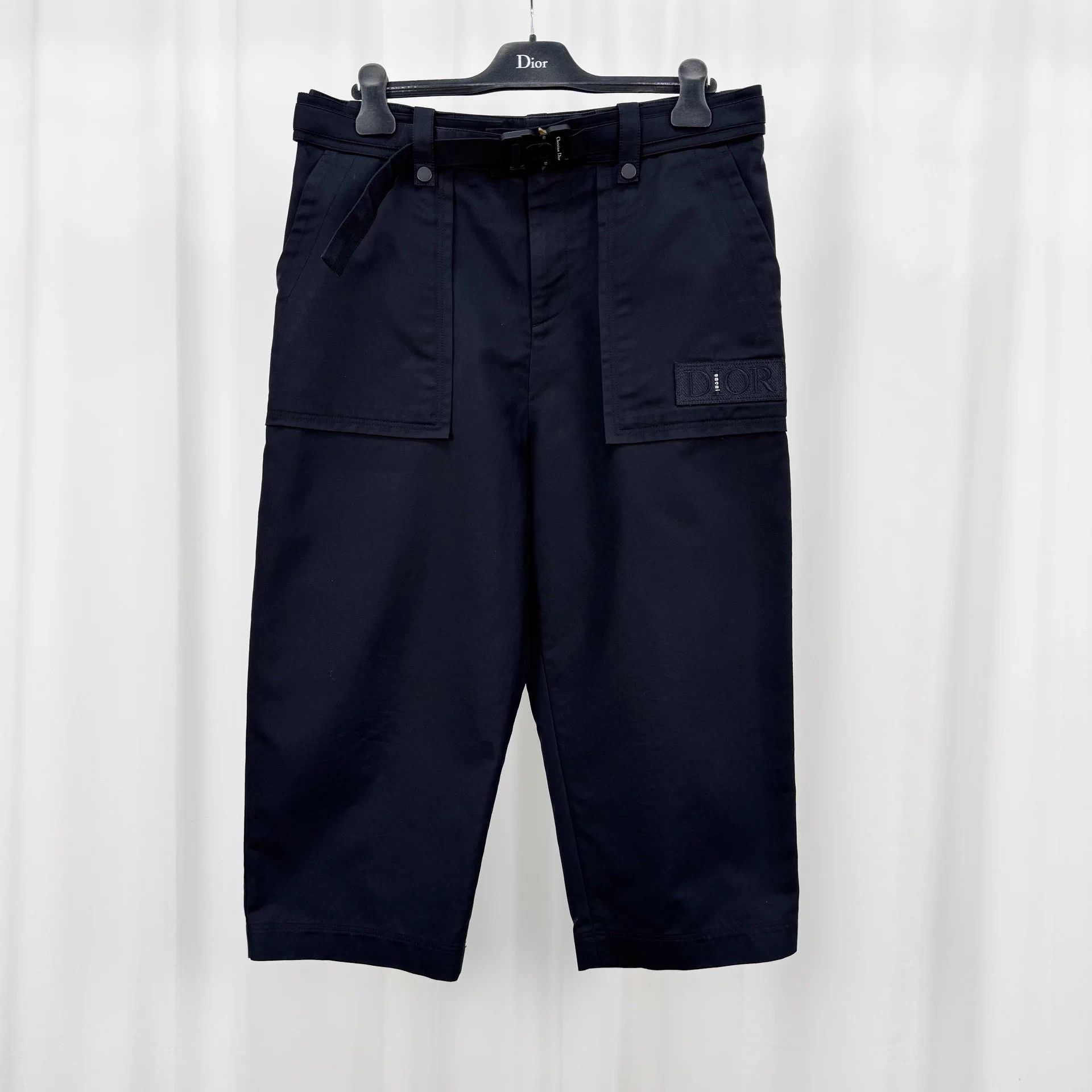 Dior Dior x Sacai Embroidered Logo Belt Pants 48 Mint Size US 32 / EU 48 - 1 Thumbnail